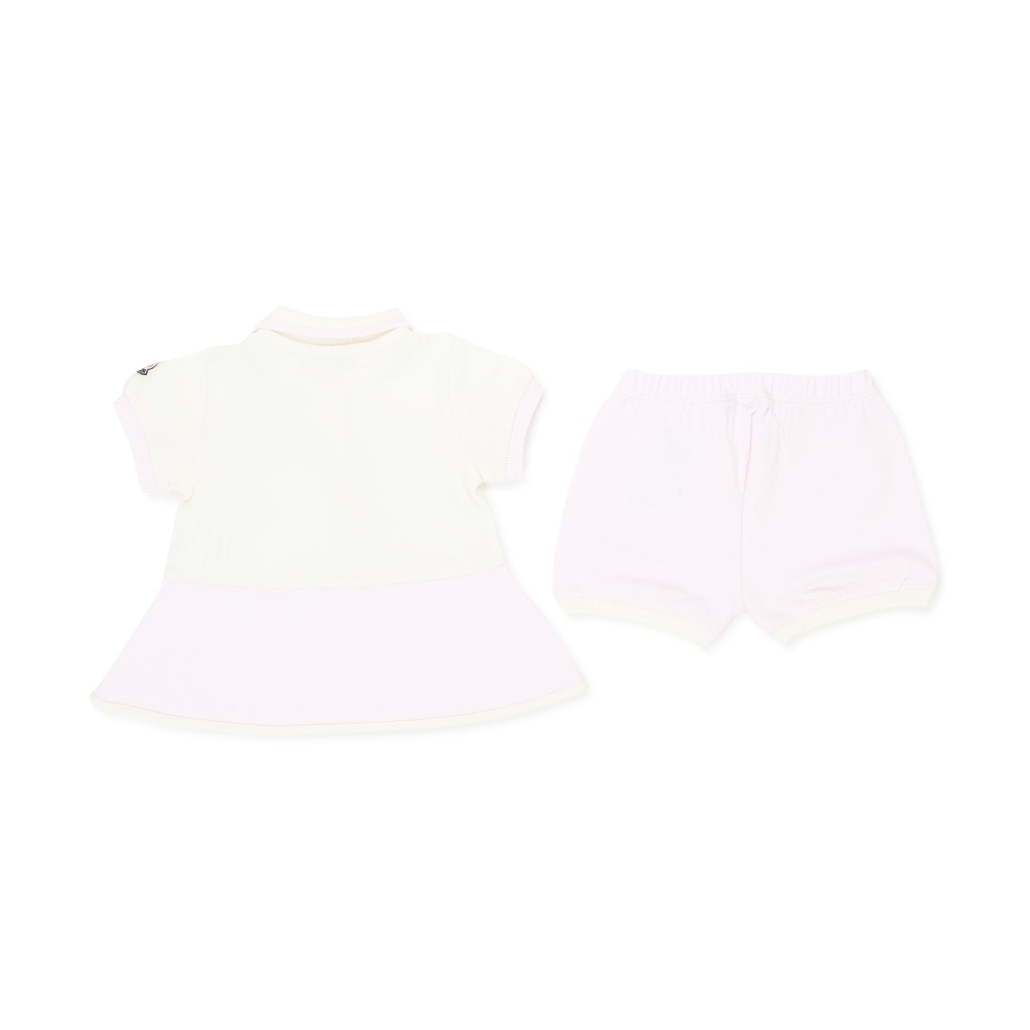 COMPLETINO PANNA E ROSA BAMBINA BEBÈ - annameglio.com abbigliamento moda