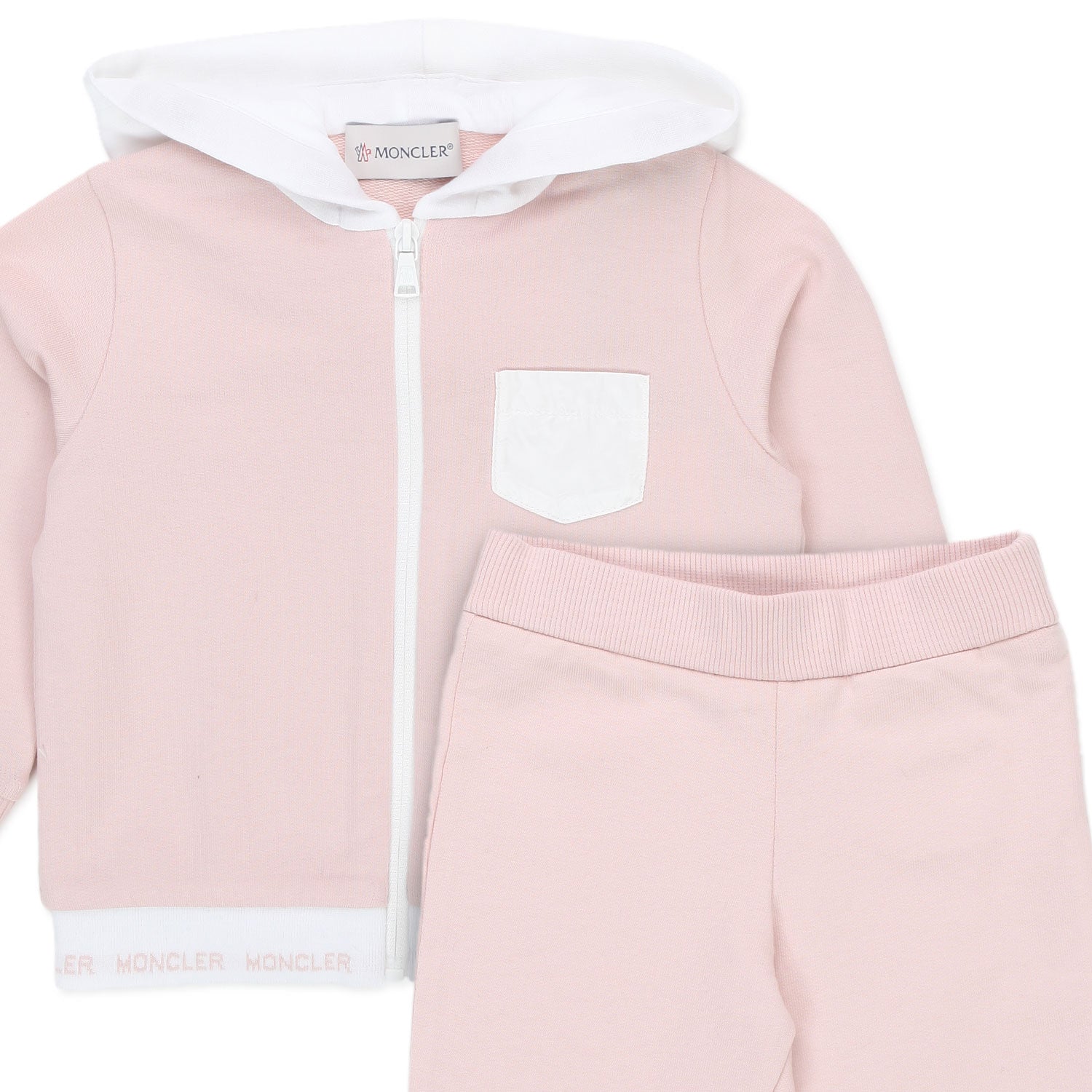 TUTA 2 PEZZI ROSA E BIANCA BAMBINA E BEBÈ - annameglio.com abbigliamento moda