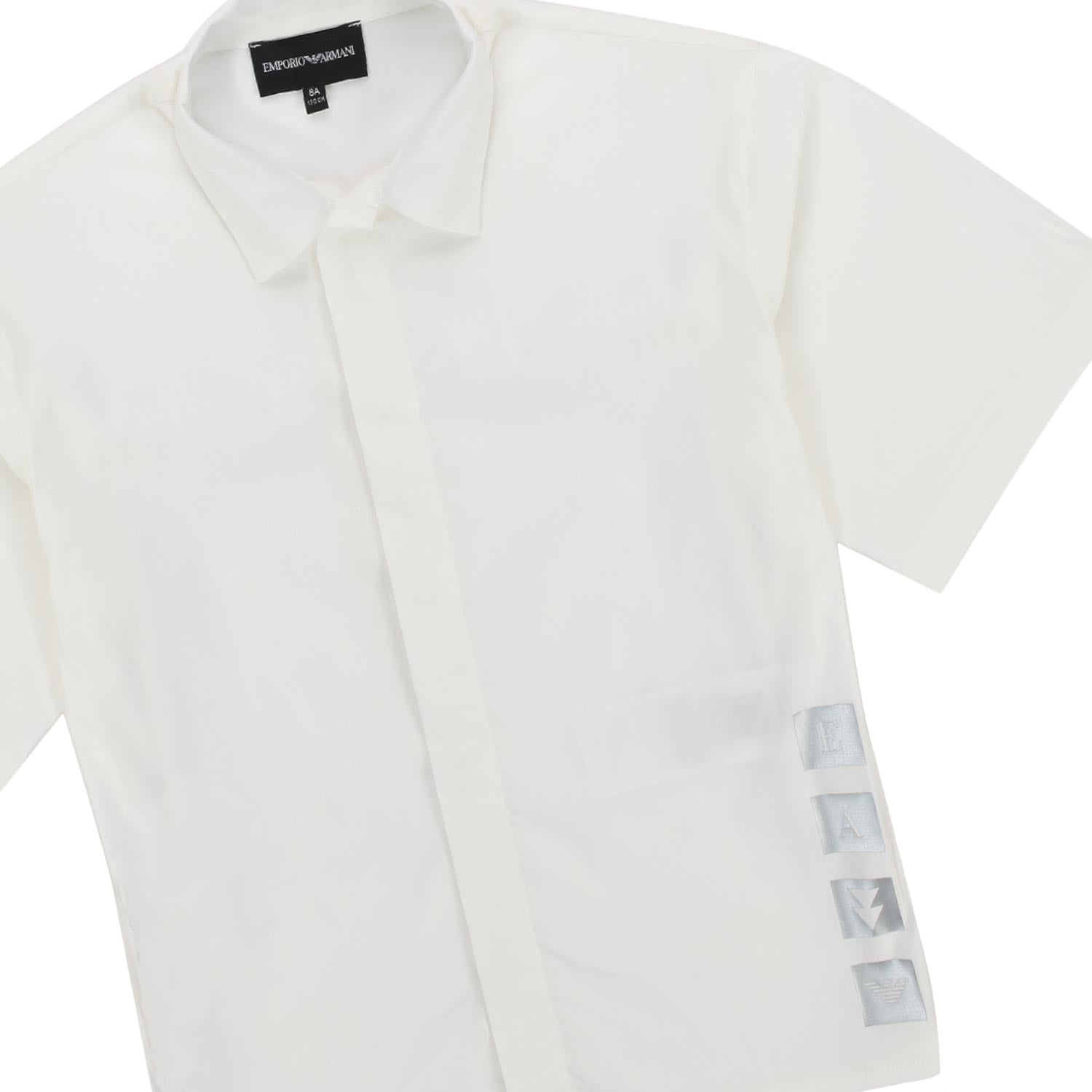 CAMICIA MANICA CORTA BIANCA BAMBINO E TEEN - annameglio.com abbigliamento moda