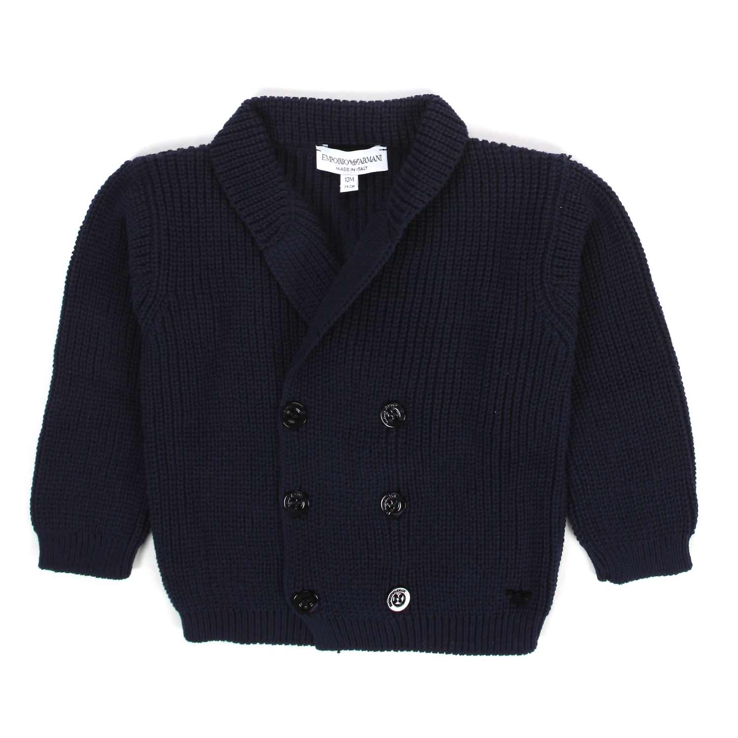 CARDIGAN DOPPIOPETTO BLU NAVY NEONATO - annameglio.com abbigliamento moda
