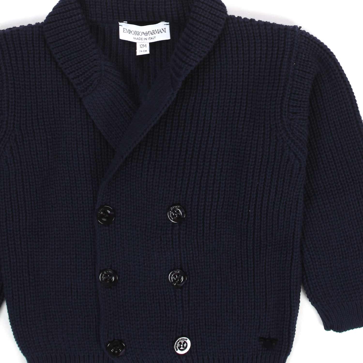 CARDIGAN DOPPIOPETTO BLU NAVY NEONATO - annameglio.com abbigliamento moda