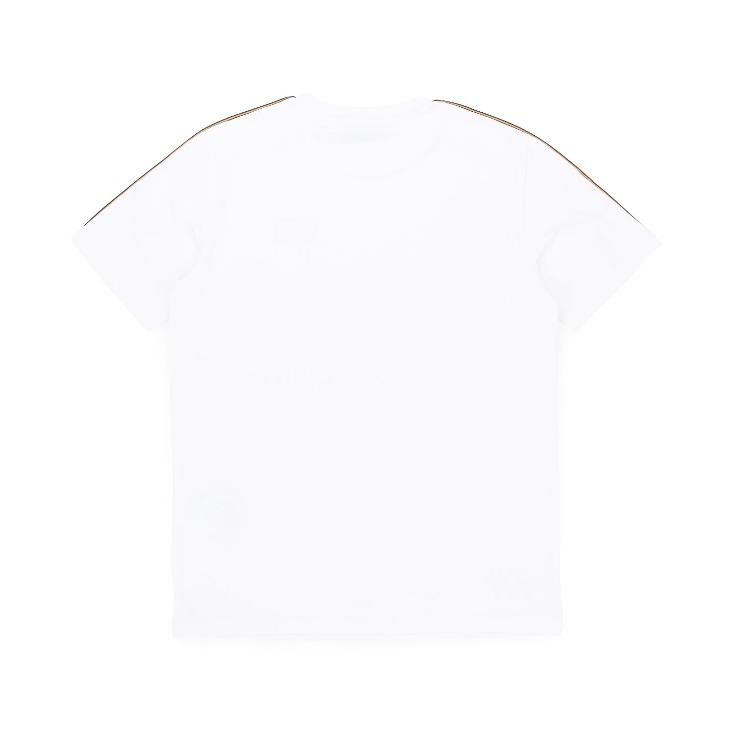 T-SHIRT EA7 BIANCA CON DETTAGLI ORO BAMBINO E TEEN - annameglio.com abbigliamento moda