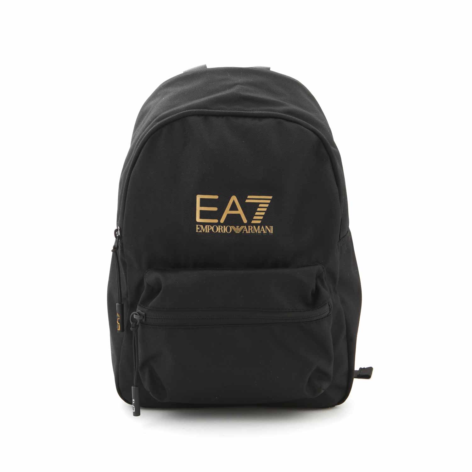 ZAINO UNISEX NERO LOGO EA7 ORO - annameglio.com abbigliamento moda