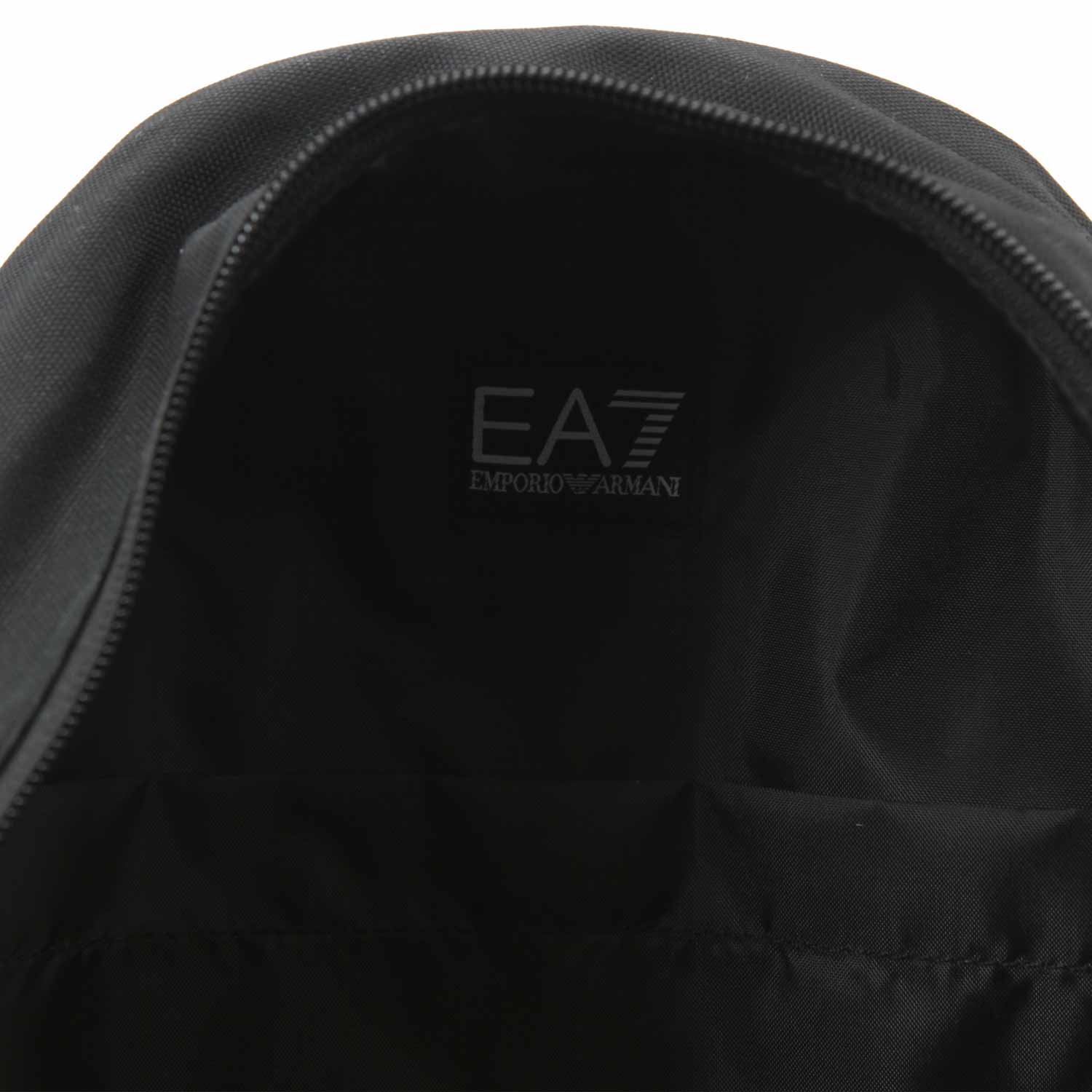 ZAINO UNISEX NERO LOGO EA7 BIANCO - annameglio.com abbigliamento moda