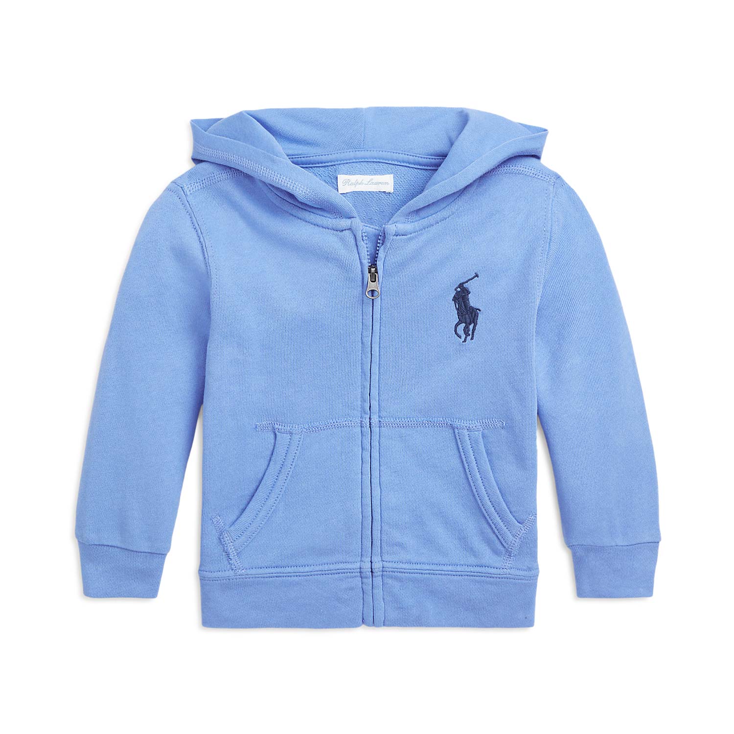 FELPA AZZURRA CON ZIP NEONATO - annameglio.com abbigliamento moda
