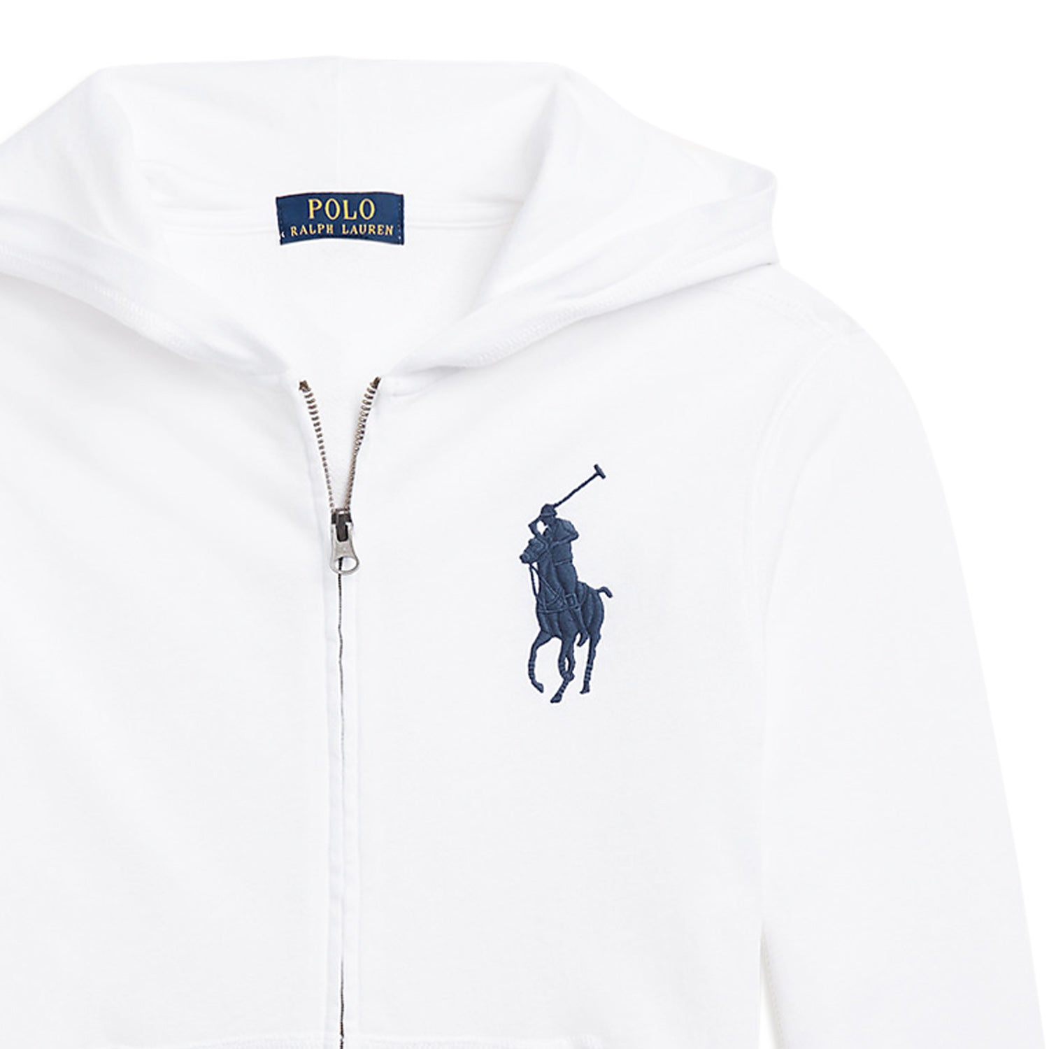 FELPA BIANCA ZIP BAMBINO E BOY - annameglio.com abbigliamento moda