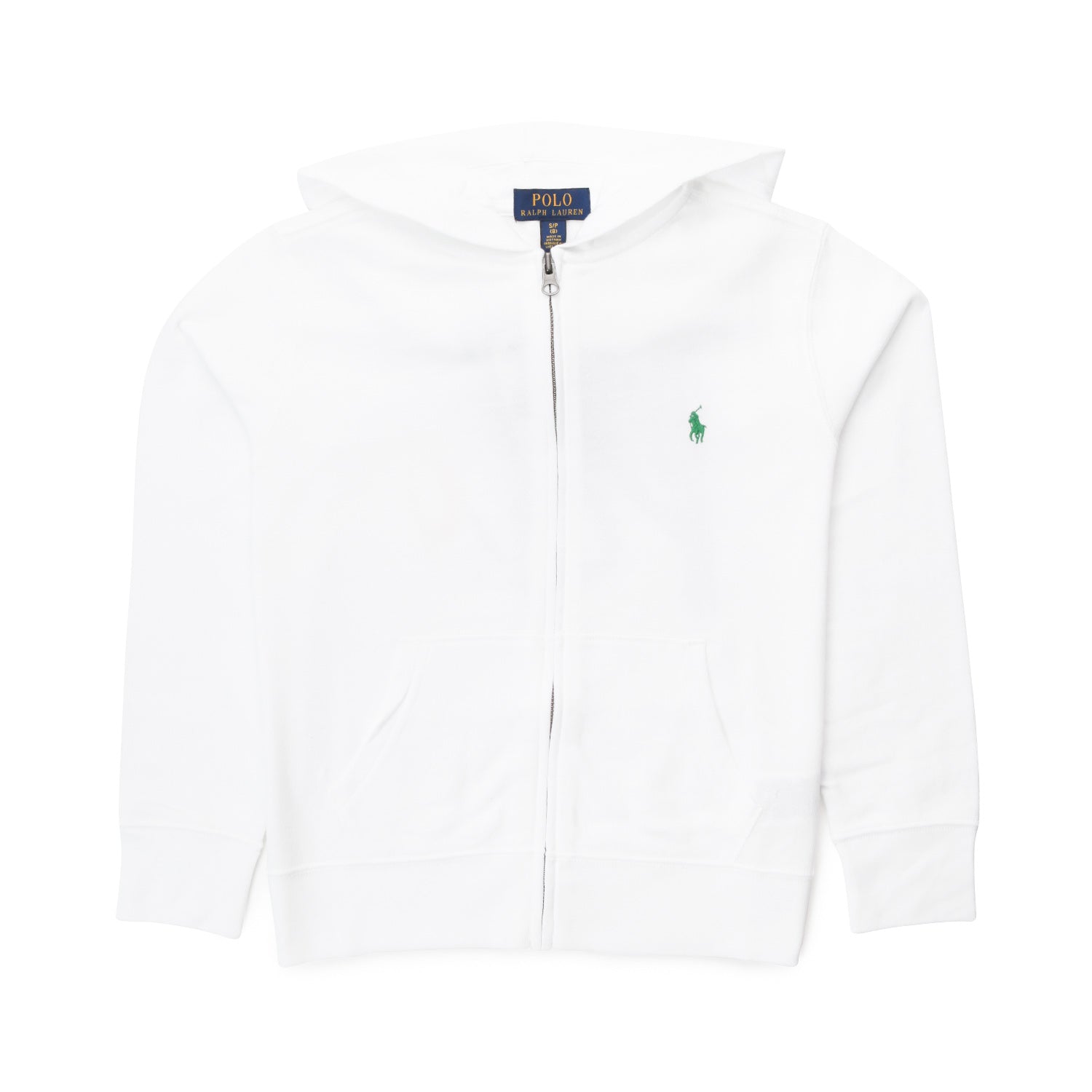 FELPA HOODIE BIANCA CON LOGO POLO BAMBINO E TEEN - annameglio.com abbigliamento moda