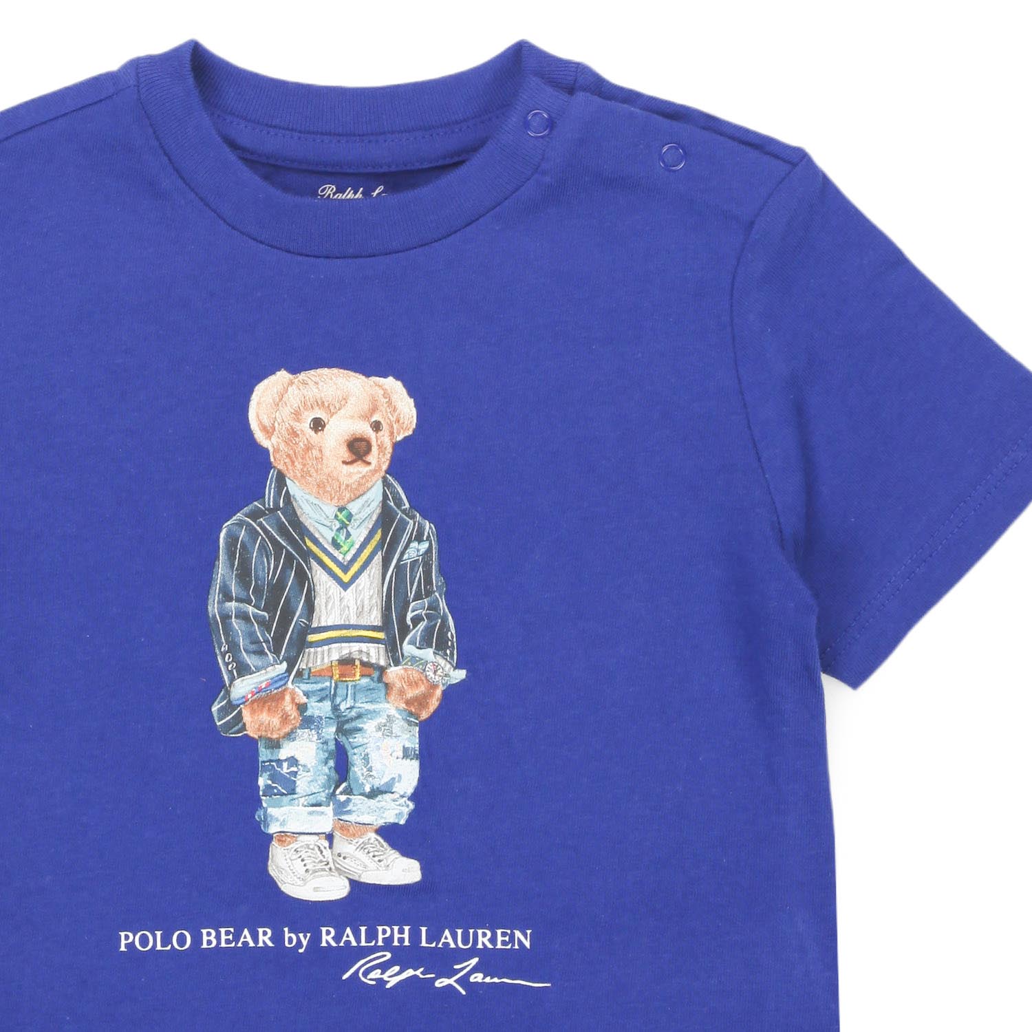 T-SHIRT POLO BEAR BLU BAMBINO E BEBÈ - annameglio.com abbigliamento moda