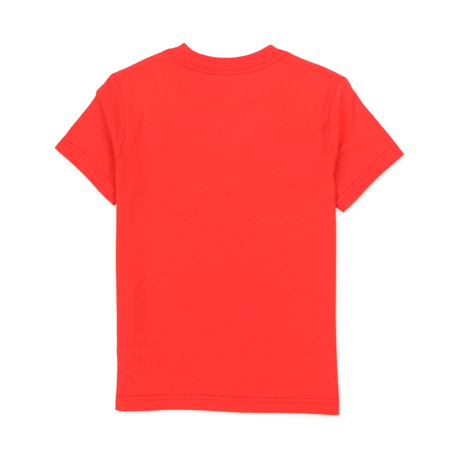 T-SHIRT ARANCIO CON PONY VERDE BAMBINO - annameglio.com abbigliamento moda