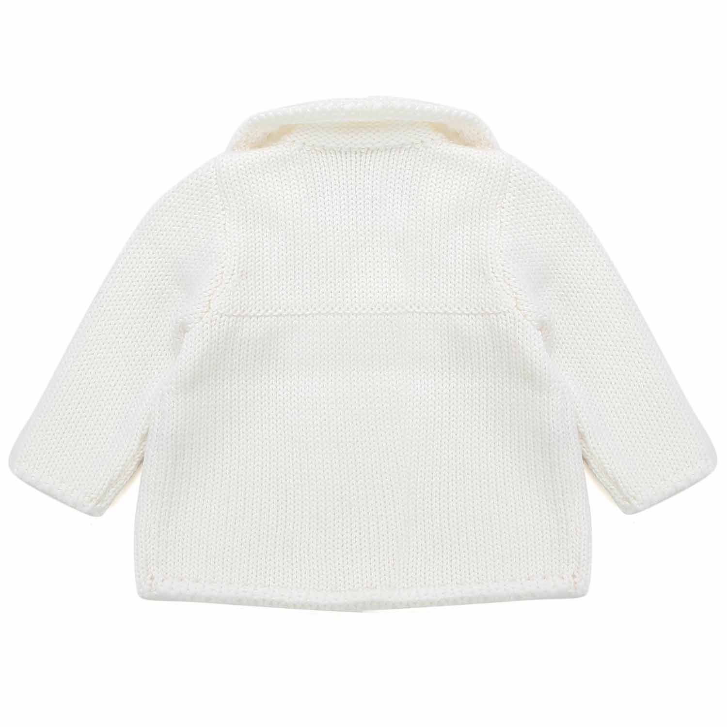 CAPPOTTINO DI LANA PANNA BIMBA E NEONATA - annameglio.com abbigliamento moda