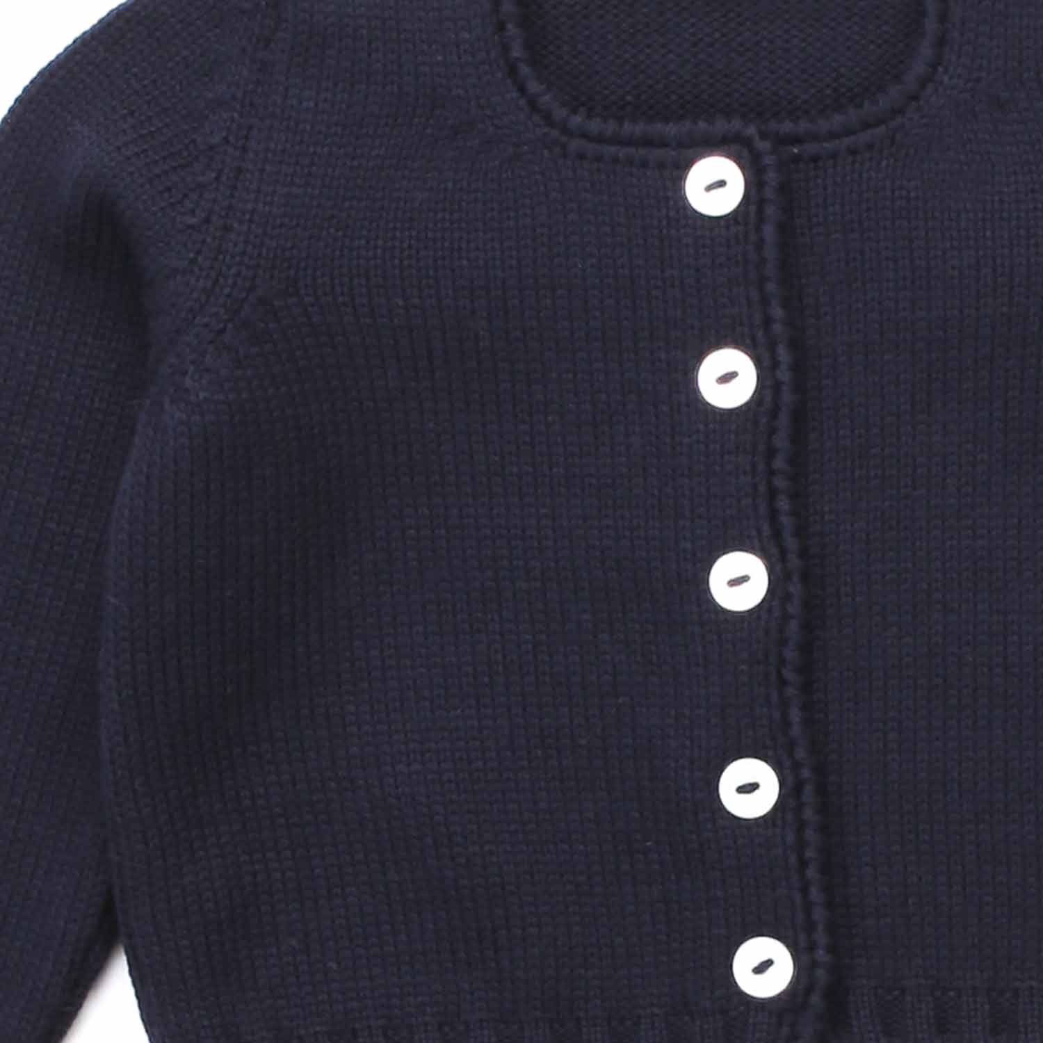 CARDIGAN DI LANA BLU BIMBA E NEONATA - annameglio.com abbigliamento moda