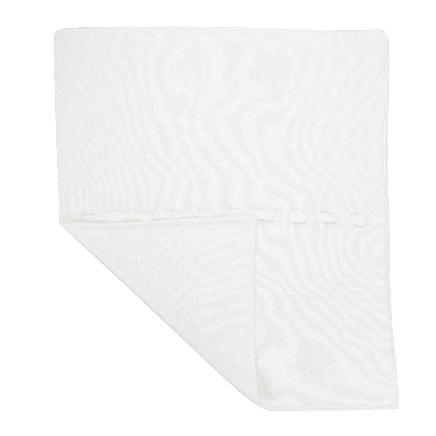 COPERTA DI LANA UNISEX BIANCA NEONATO - annameglio.com abbigliamento moda