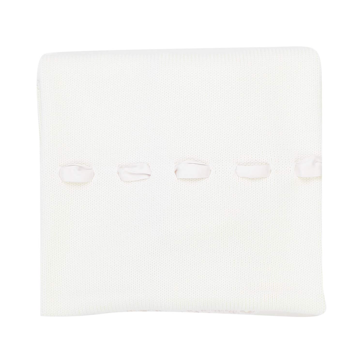 COPERTA DI LANA UNISEX BIANCA NEONATO - annameglio.com abbigliamento moda