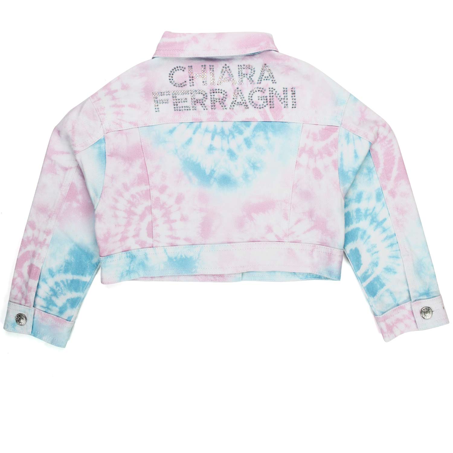 GIACCHINO IN DENIM TIE DYE BAMBINA - annameglio.com abbigliamento moda