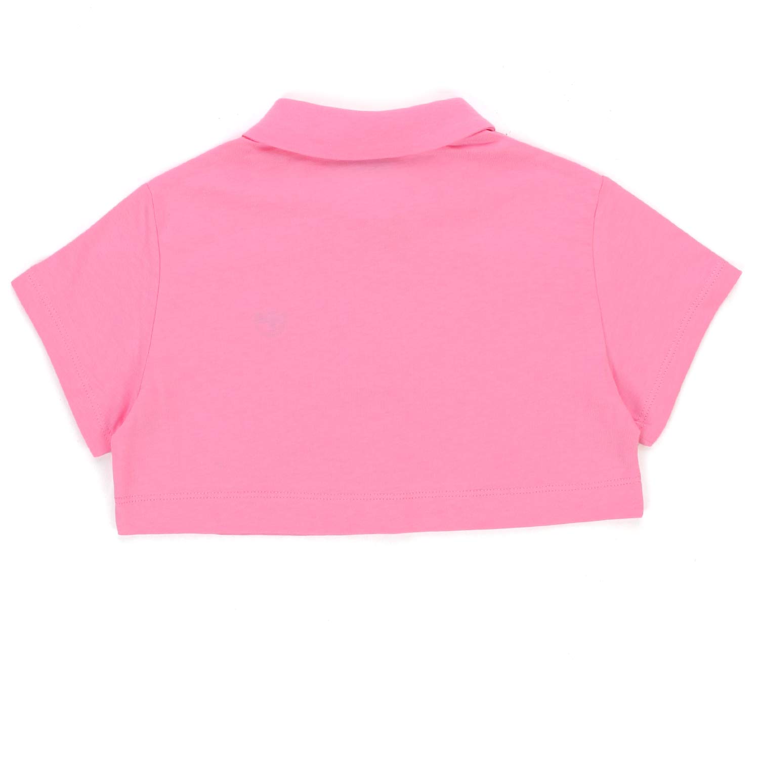 POLO CROPPED ROSA BAMBINA - annameglio.com abbigliamento moda