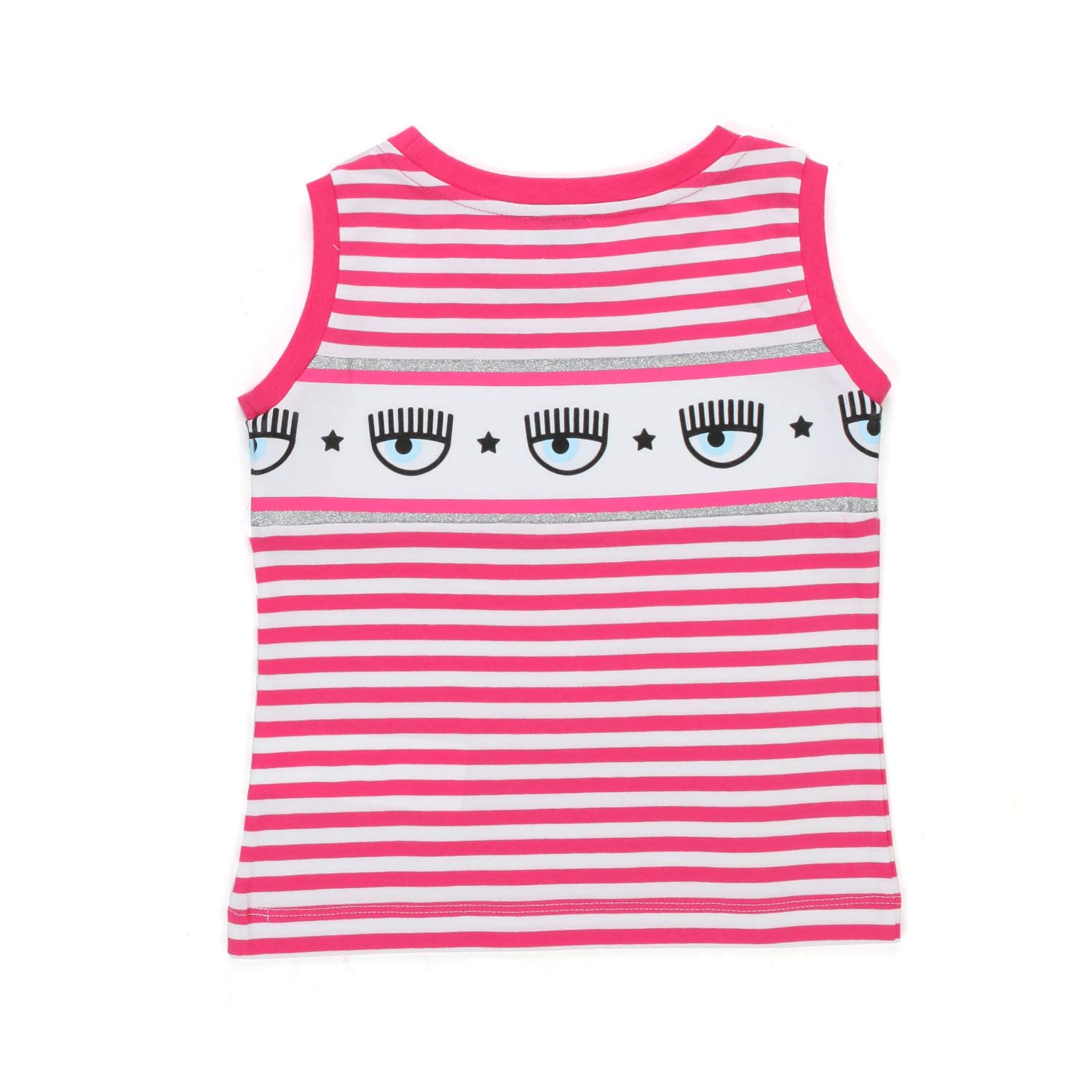 TOP A RIGHE LOGOMANIA BIMBA - annameglio.com abbigliamento moda