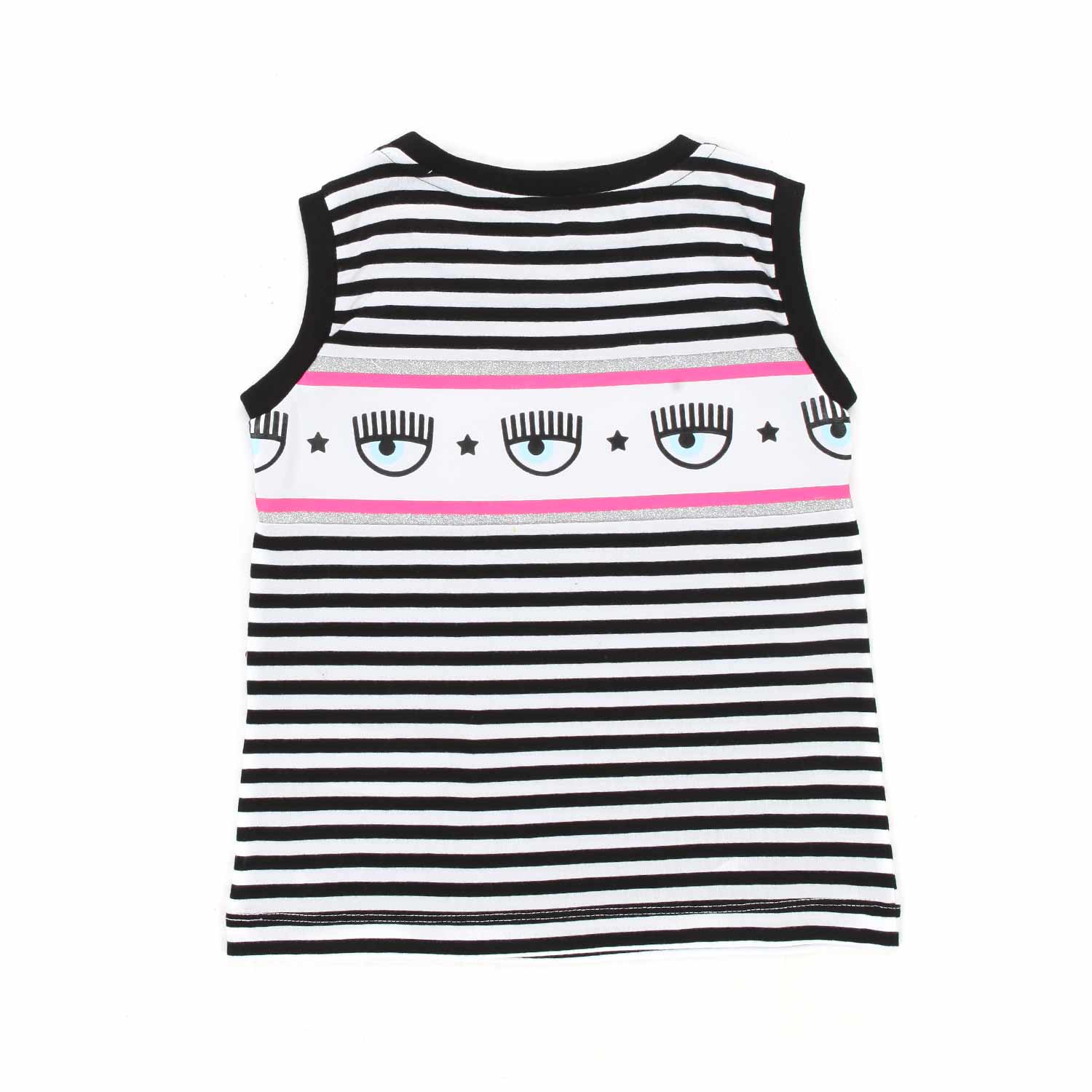 TOP A RIGHE LOGOMANIA BAMBINA - annameglio.com abbigliamento moda