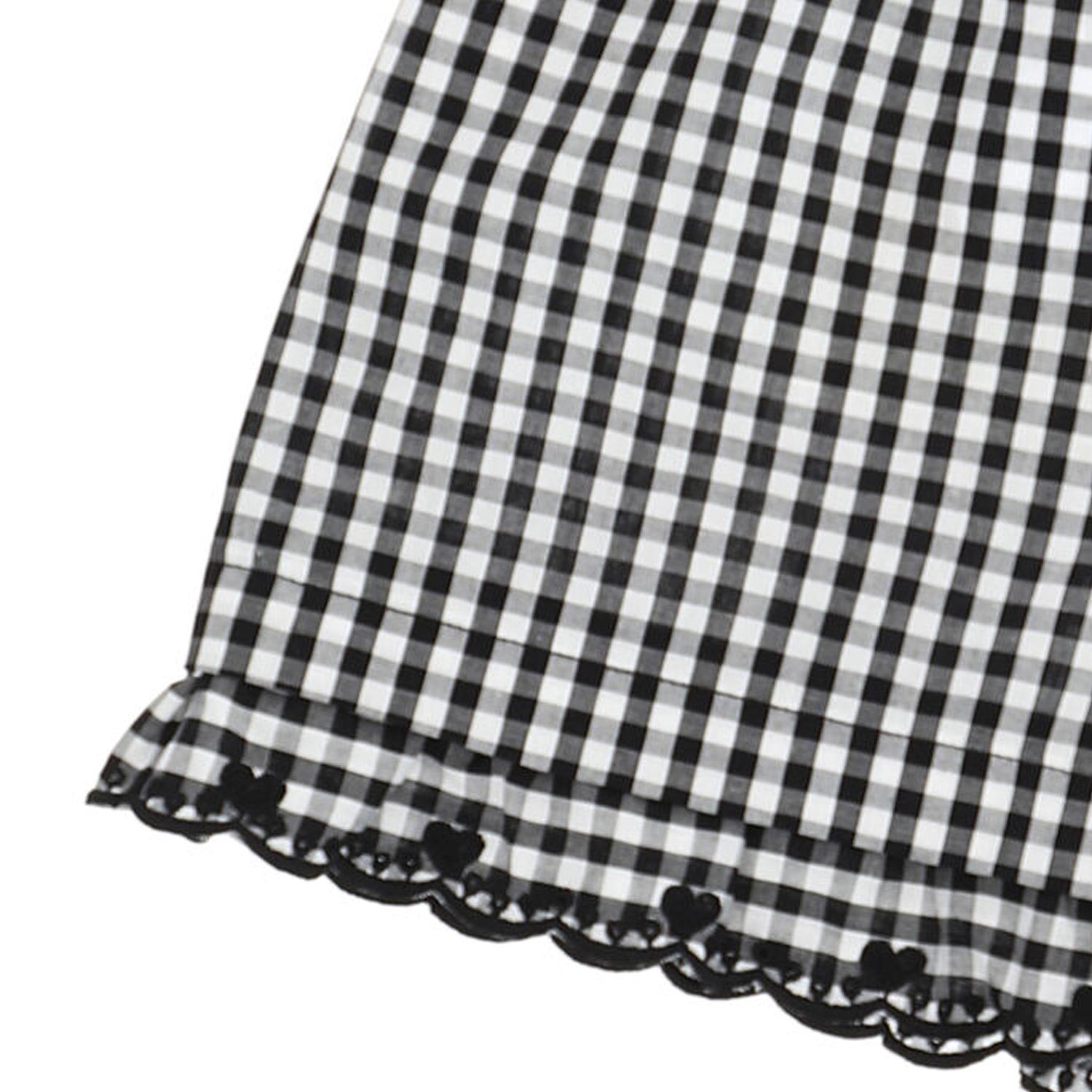 SHORTS VICHY BIANCHI E NERI BAMBINA - annameglio.com abbigliamento moda