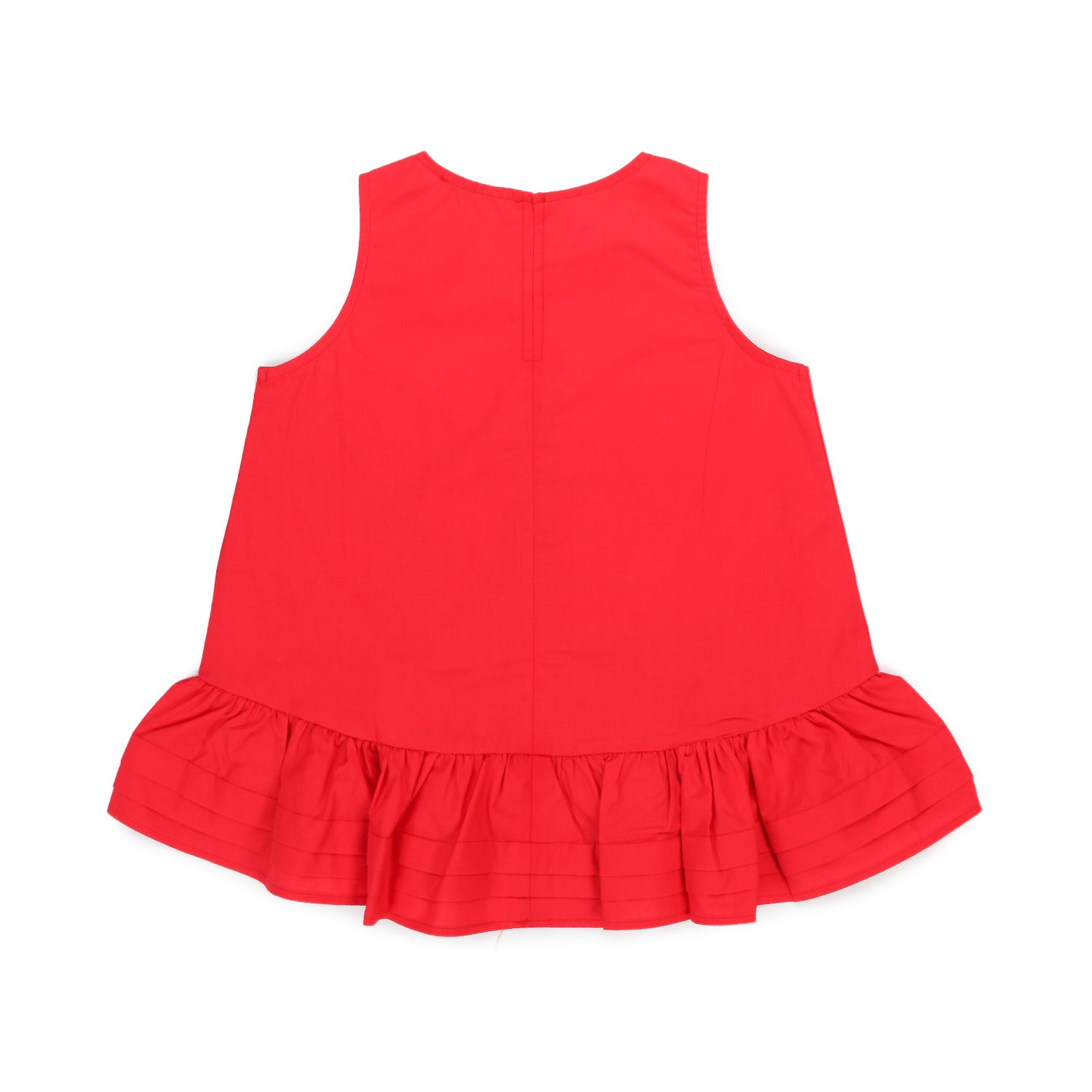 CANOTTA ROSSA CON BALZE BAMBINA - annameglio.com abbigliamento moda