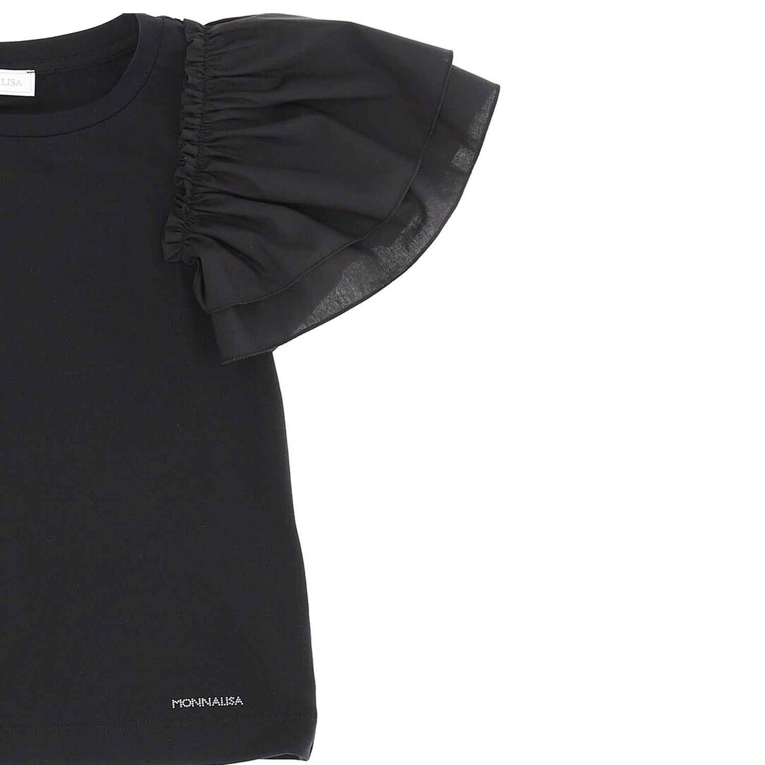 T-SHIRT NERA A FARFALLA BAMBINA E TEEN - annameglio.com abbigliamento moda