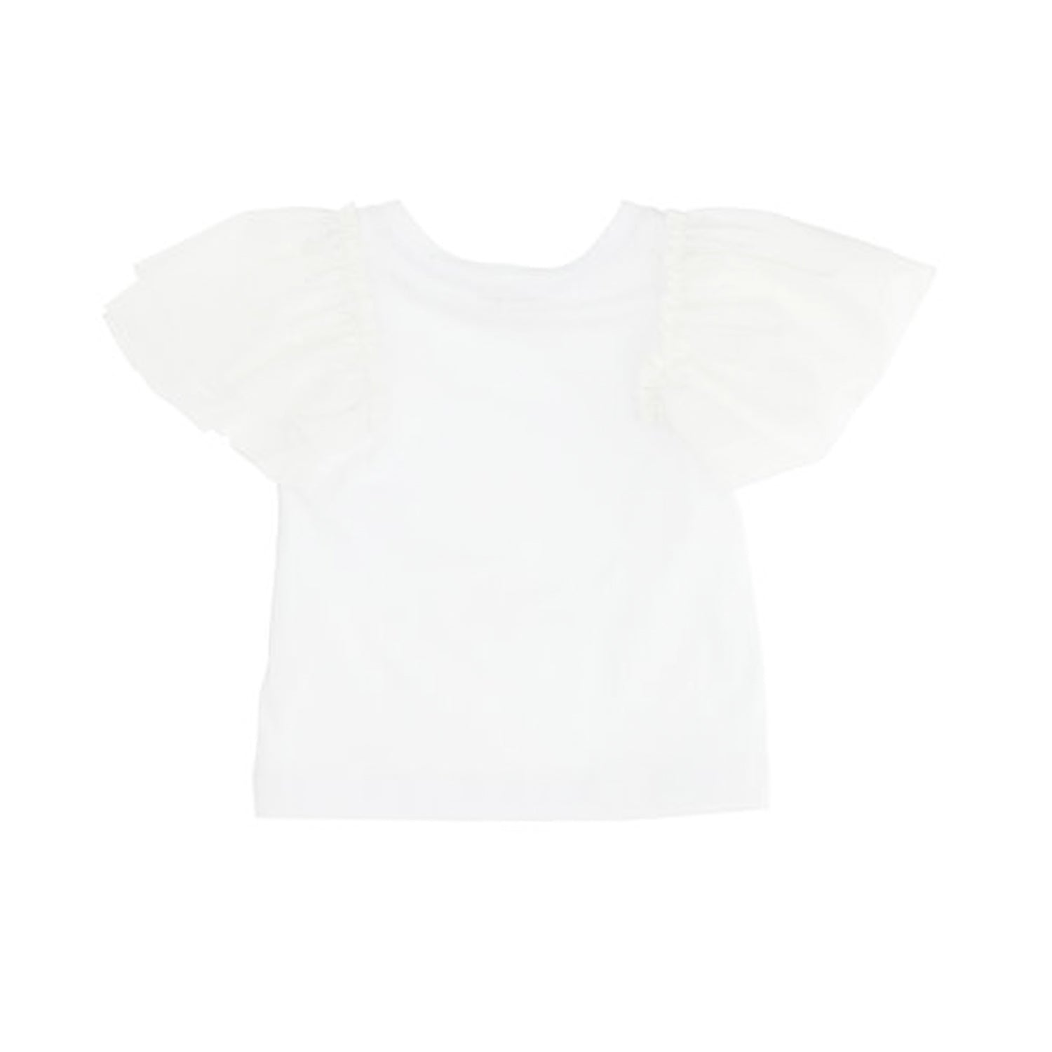 T-SHIRT BIANCA A FARFALLA BAMBINA E TEEN - annameglio.com abbigliamento moda