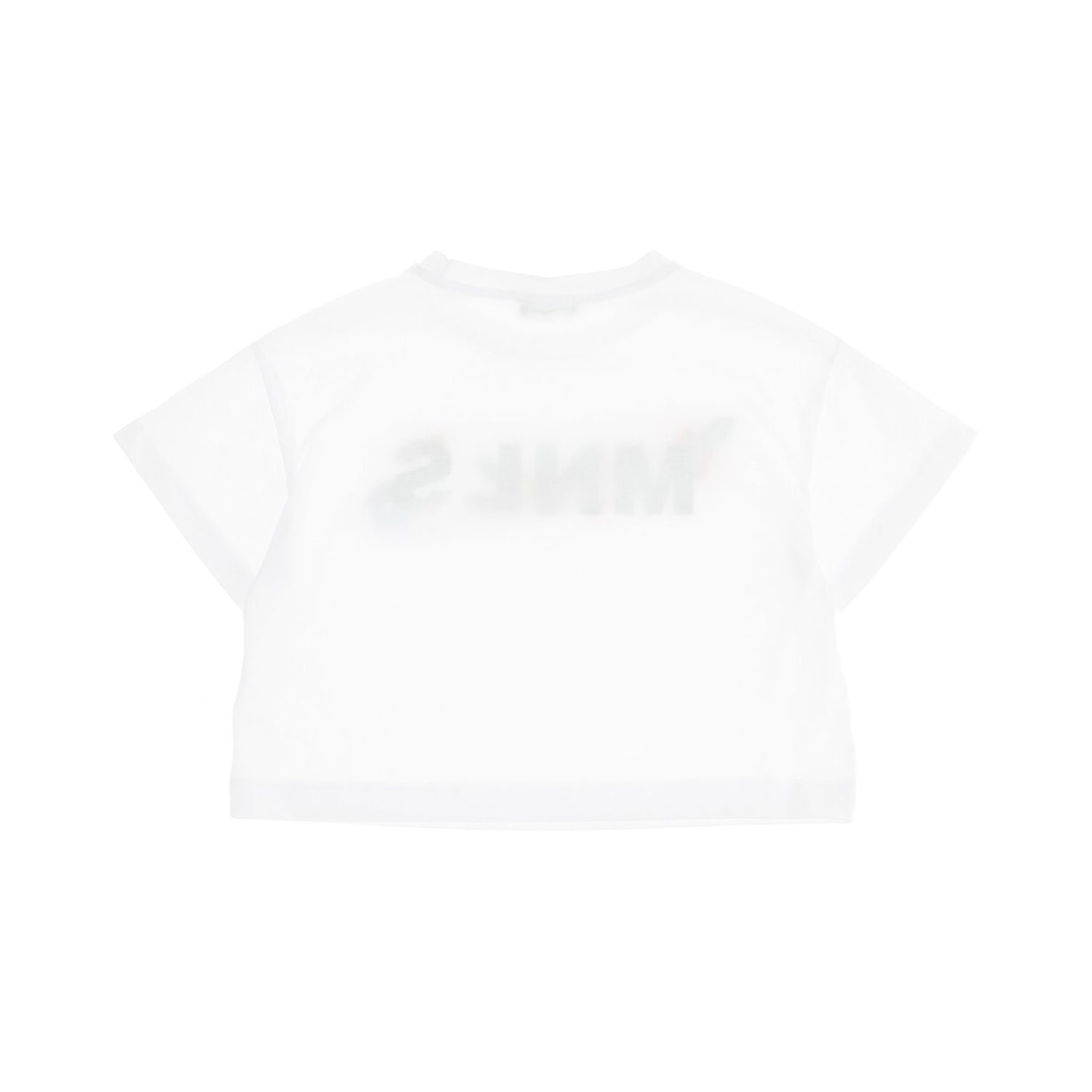 T-SHIRT BIANCA CON RICAMI MULTICOLOR BAMBINA TEEN - annameglio.com abbigliamento moda