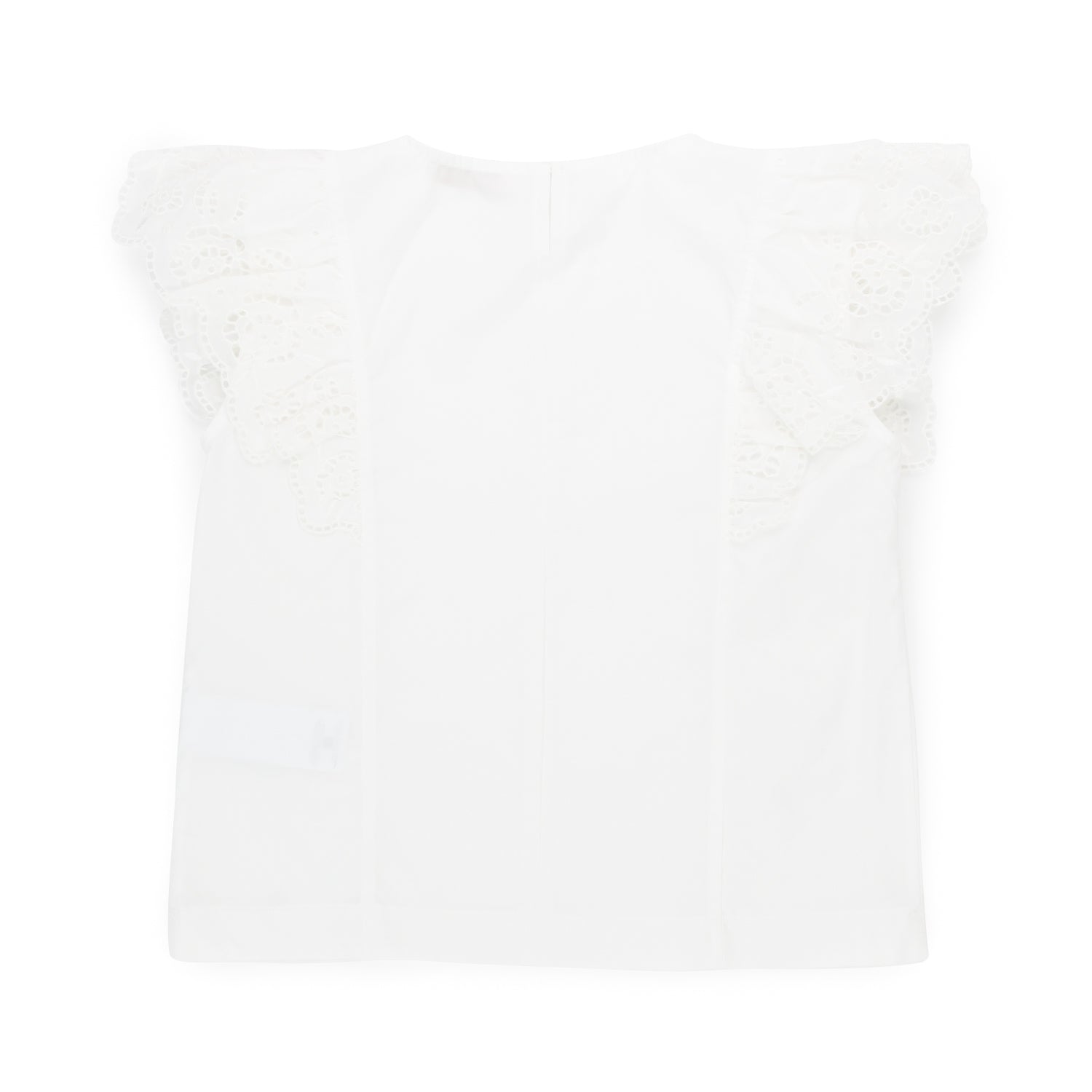 CASACCA BIANCA CON RICAMI INTAGLIO BAMBINA E TEEN - annameglio.com abbigliamento moda