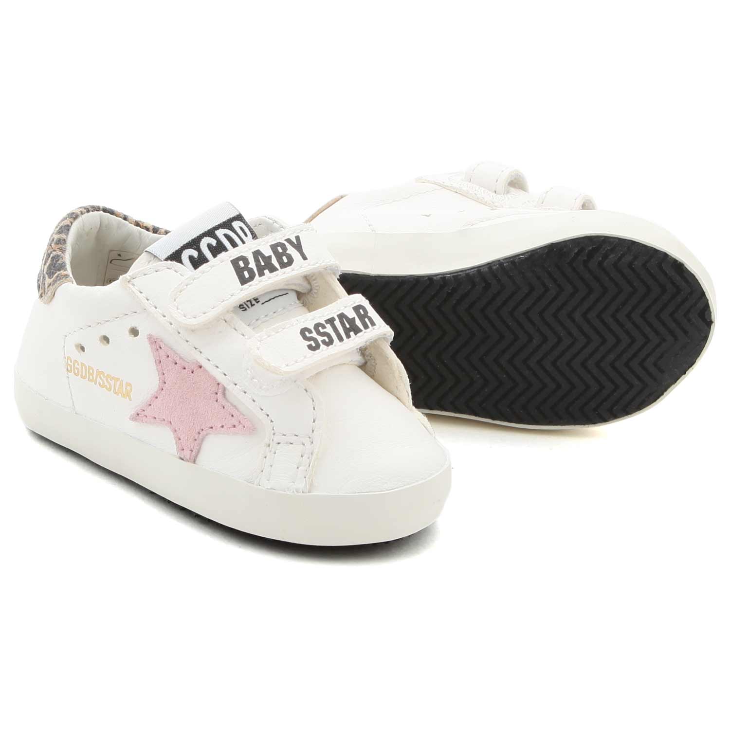 SNEAKER BABY SCHOOL BIANCA E ROSA BIMBA - annameglio.com abbigliamento moda