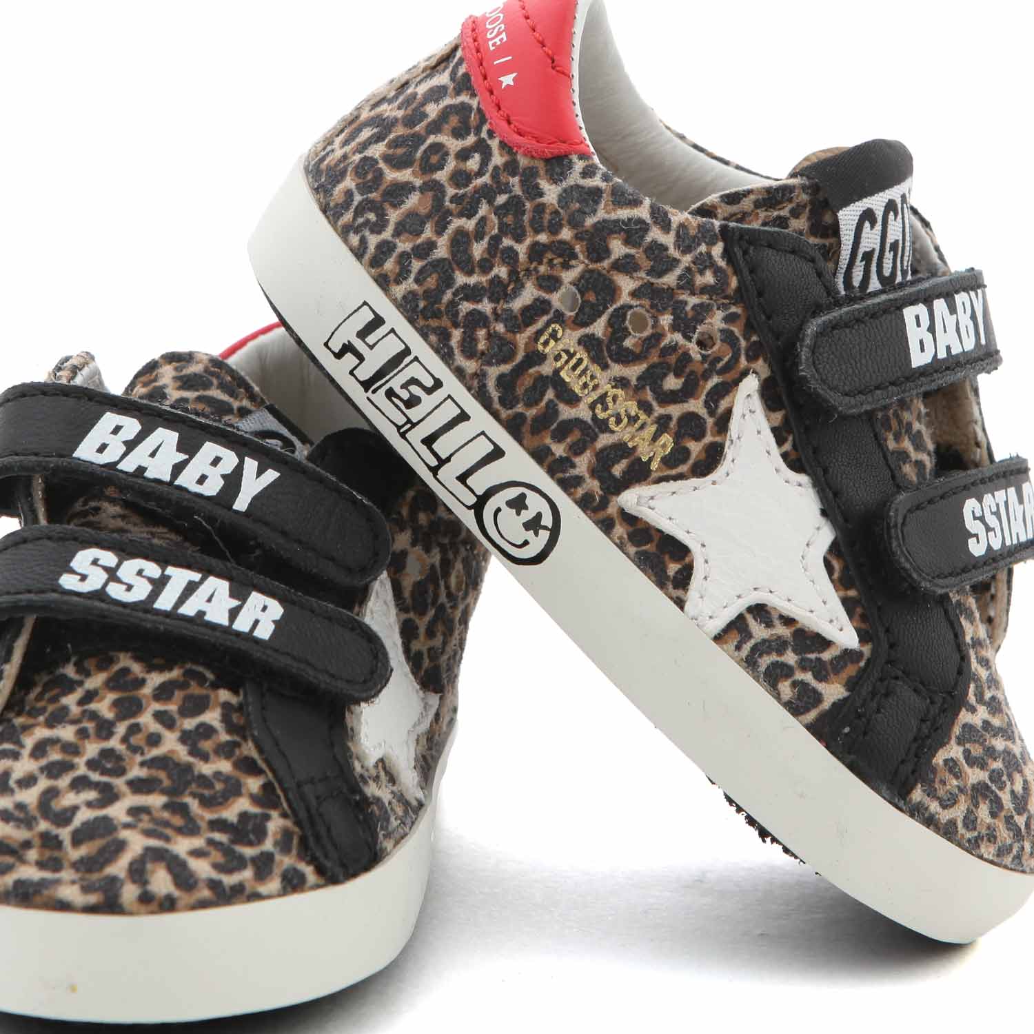 SNEAKER BABY SCHOOL LEOPARDATA BAMBINA BEBÈ - annameglio.com abbigliamento moda