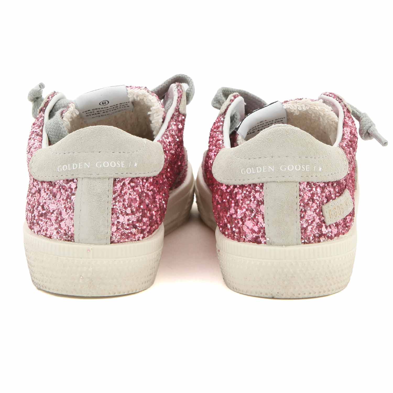 SNEAKERS GLITTER ROSA BIMBA - annameglio.com abbigliamento moda
