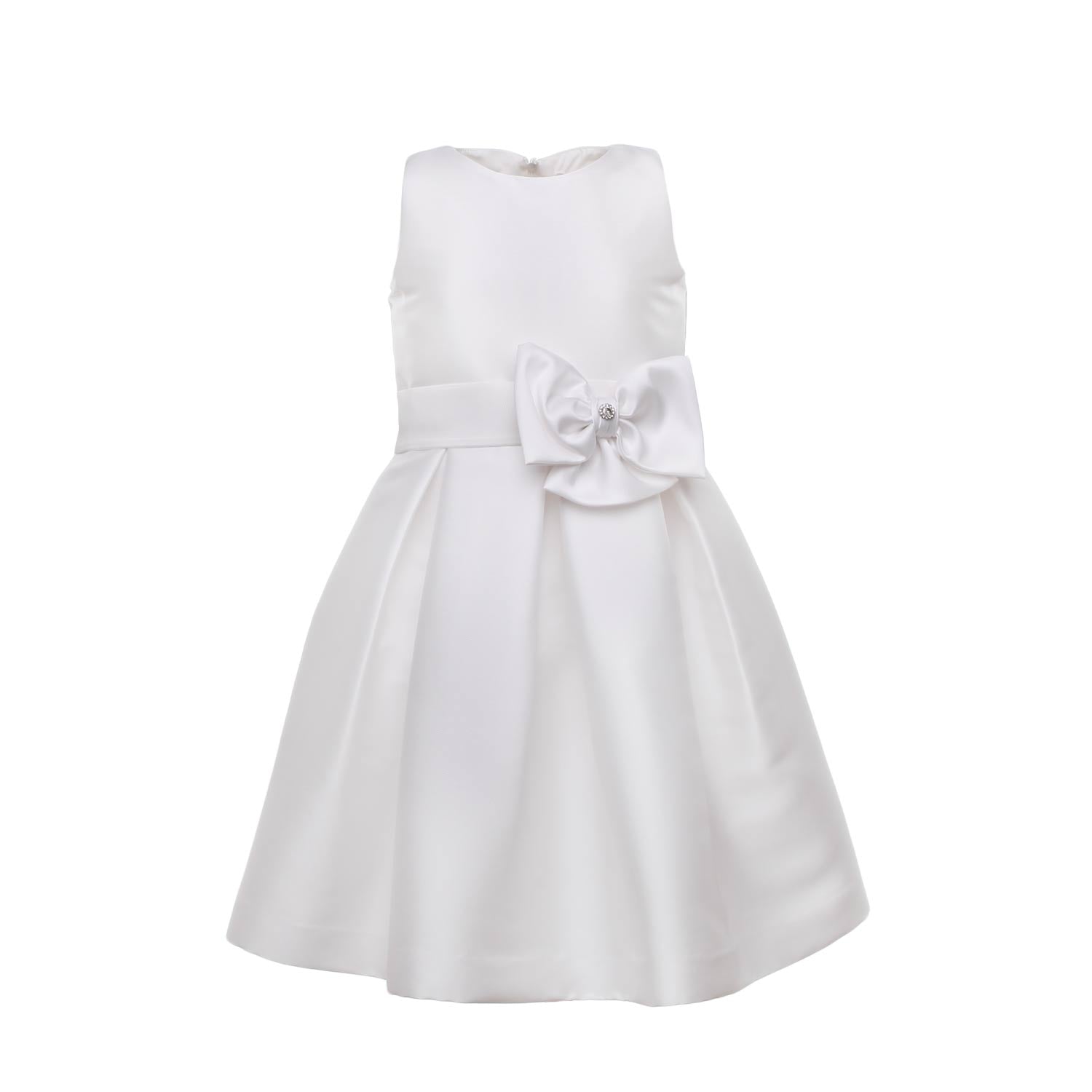 ABITO CERIMONIA BIANCO LATTE BAMBINA E TEENAGER - annameglio.com abbigliamento moda
