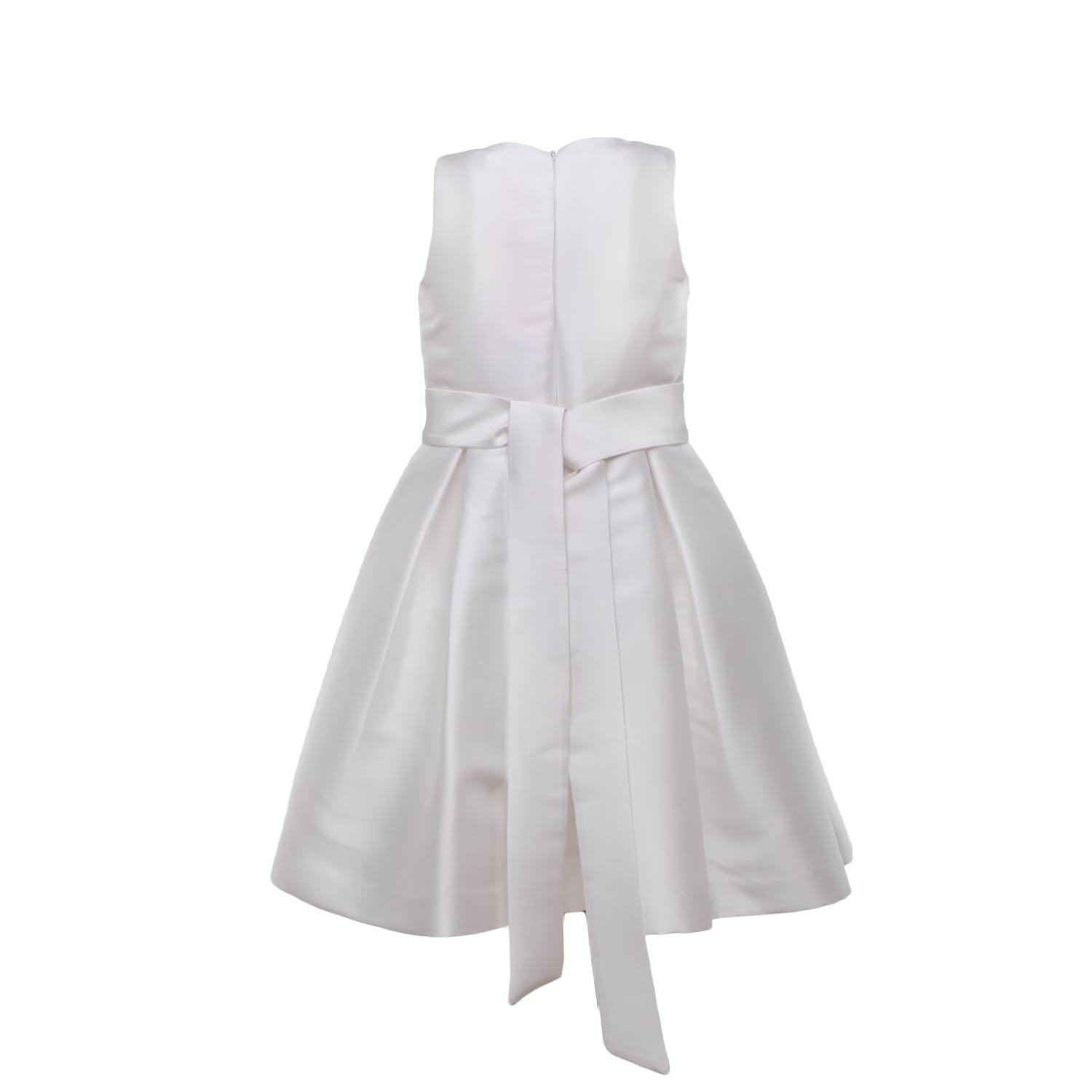 ABITO CERIMONIA BIANCO LATTE BAMBINA E TEENAGER - annameglio.com abbigliamento moda