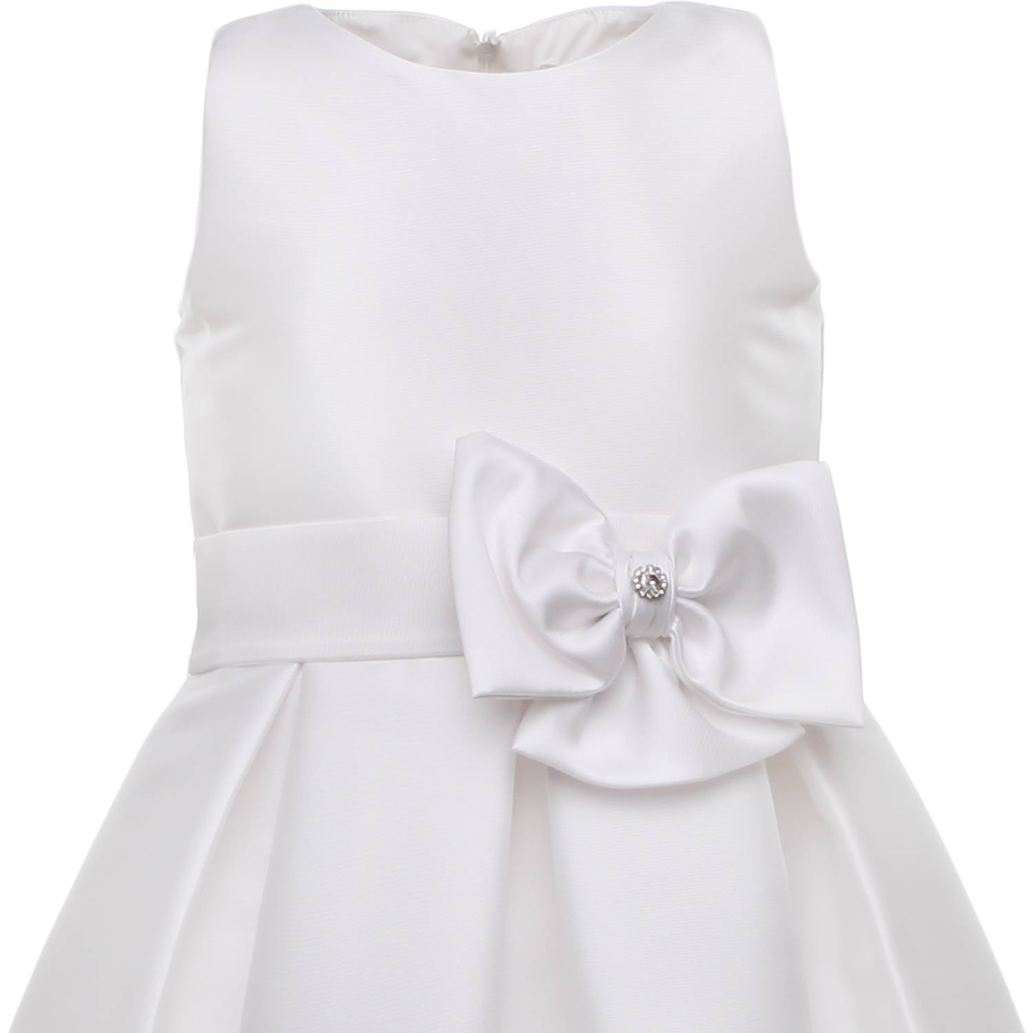 ABITO CERIMONIA BIANCO LATTE BAMBINA E TEENAGER - annameglio.com abbigliamento moda
