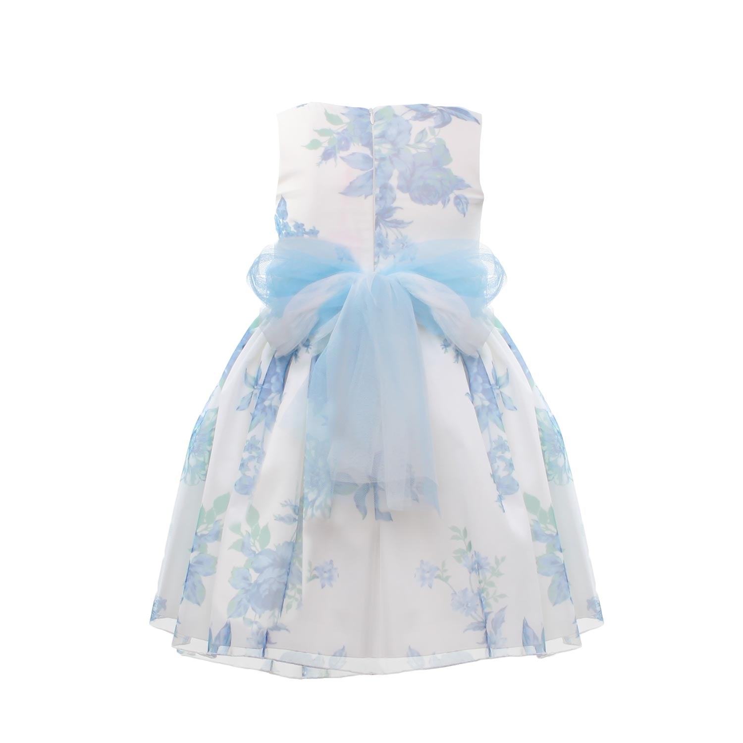 ABITO CERIMONIA BIANCO E CELESTE BAMBINA - annameglio.com abbigliamento moda