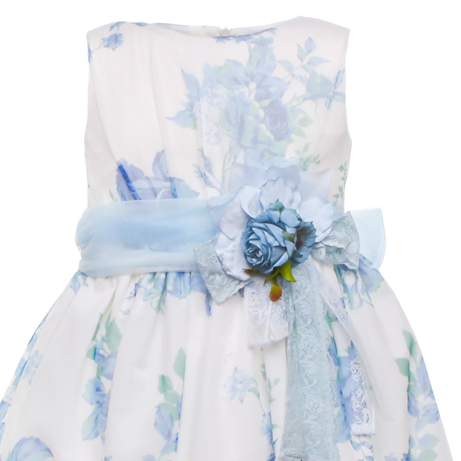 ABITO CERIMONIA BIANCO E CELESTE BAMBINA - annameglio.com abbigliamento moda