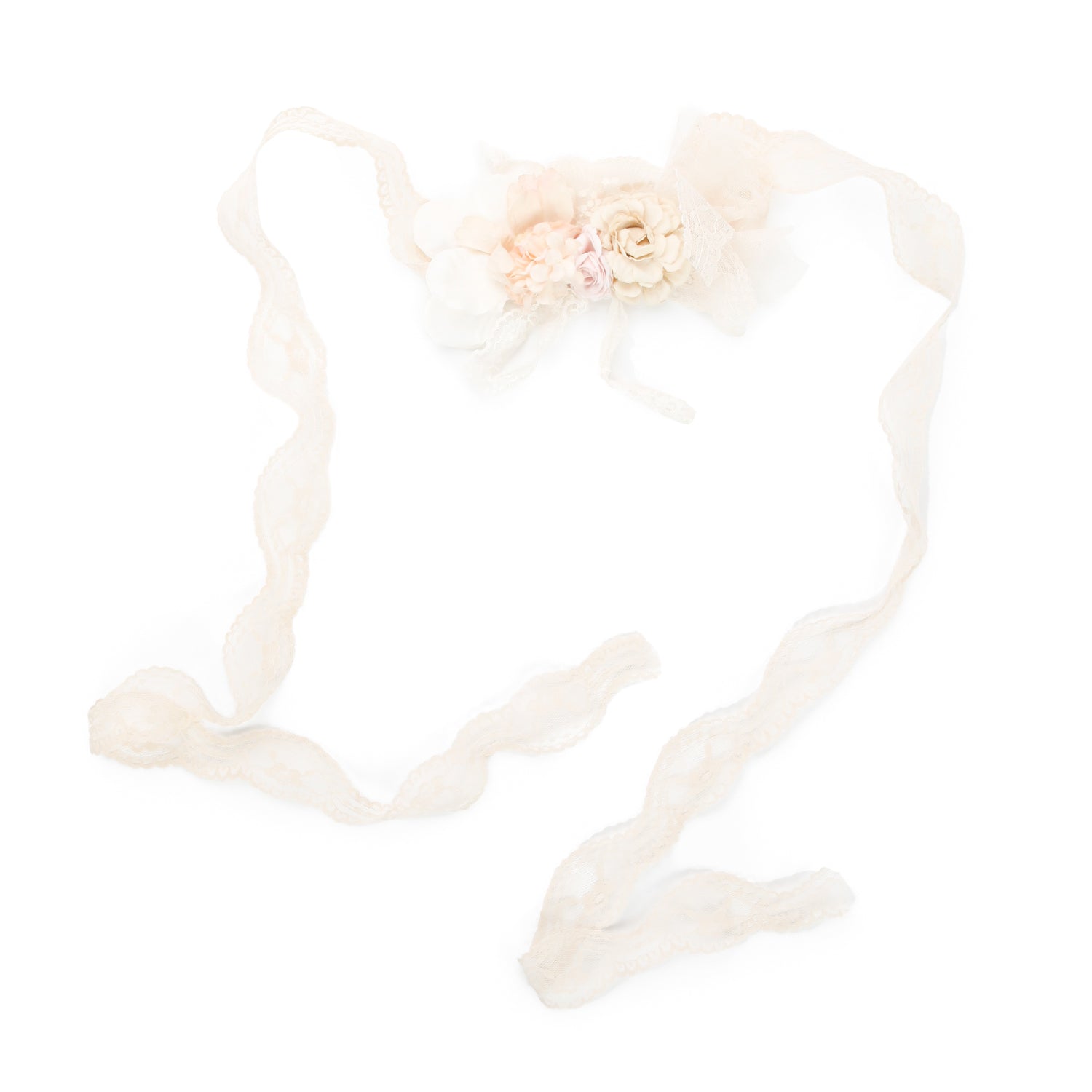 CINTURA FLOREALE DA CERIMONIA BEIGE E ROSA - annameglio.com abbigliamento moda