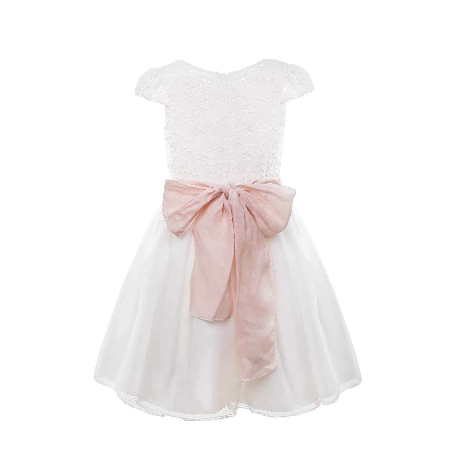 ABITO CERIMONIA BIANCO E MALVA BAMBINA E TEEN - annameglio.com abbigliamento moda