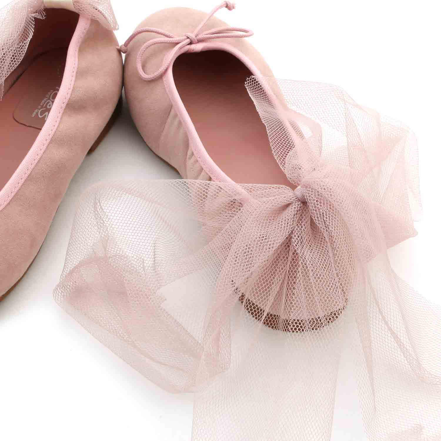 BALLERINE ROSA PASTELLO CON TULLE BAMBINA E TEEN - annameglio.com abbigliamento moda