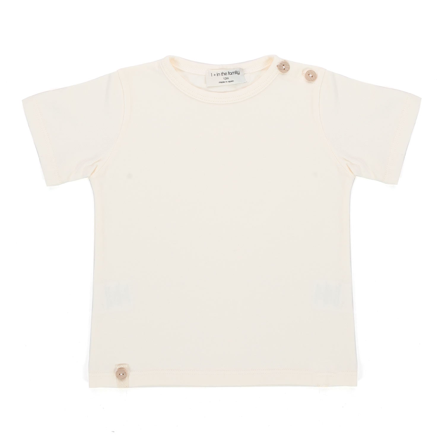 T-SHIRT UNISEX FEDERIC ECRU NEONATO - annameglio.com abbigliamento moda