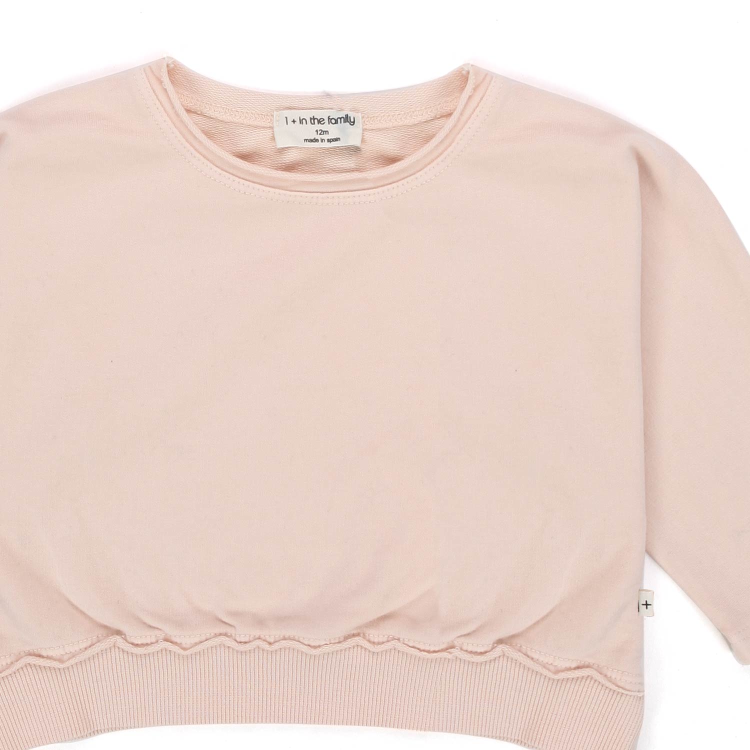 FELPA LAIA ROSA PALLIDO BAMBINA E BEBÈ - annameglio.com abbigliamento moda