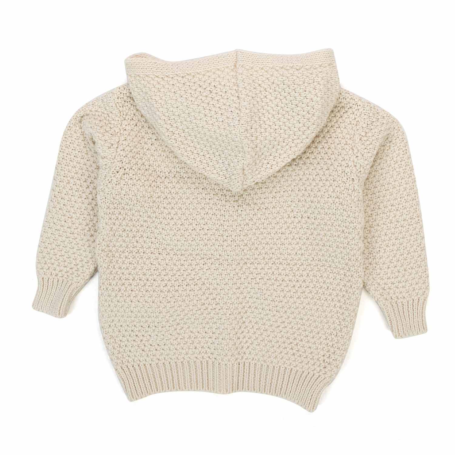 CARDIGAN RALF ECRU BABY UNISEX - annameglio.com abbigliamento moda