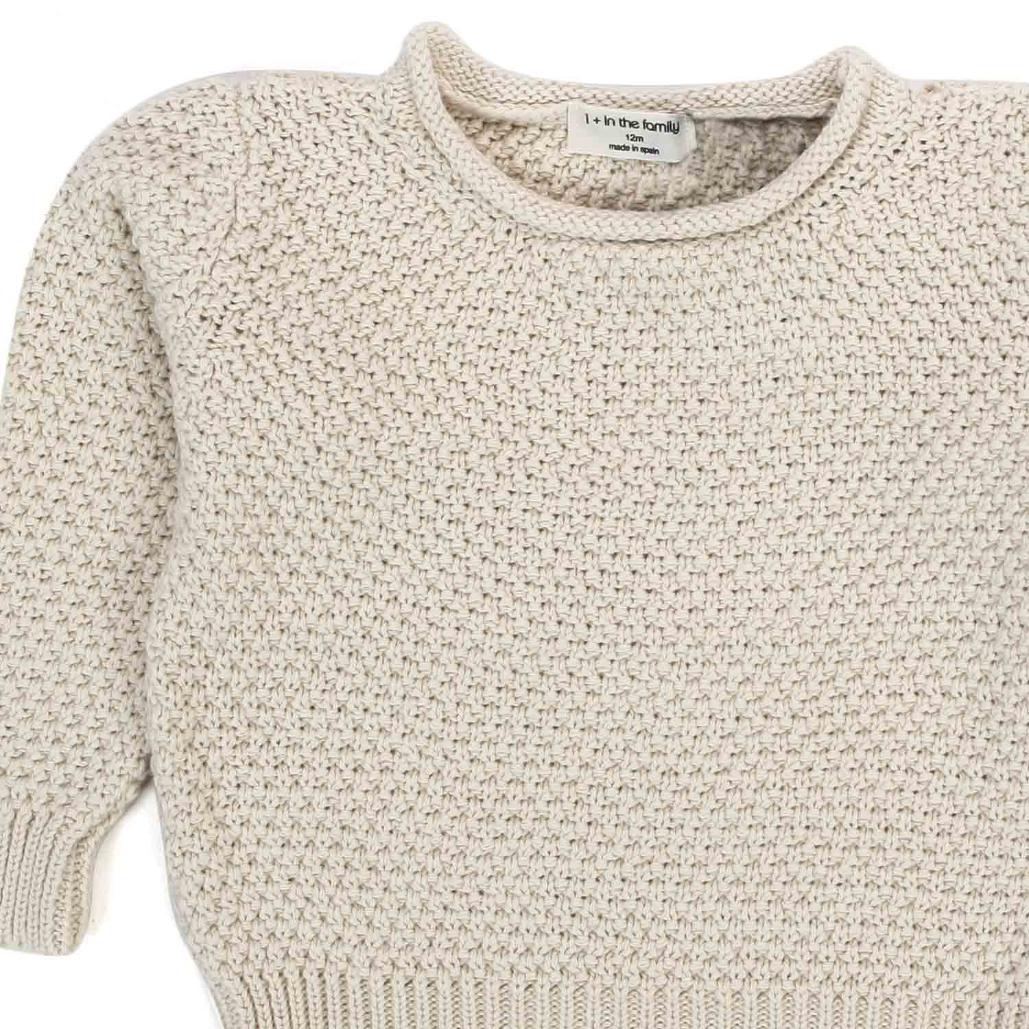 MAGLIONCINO WALTER ECRU BABY UNISEX - annameglio.com abbigliamento moda