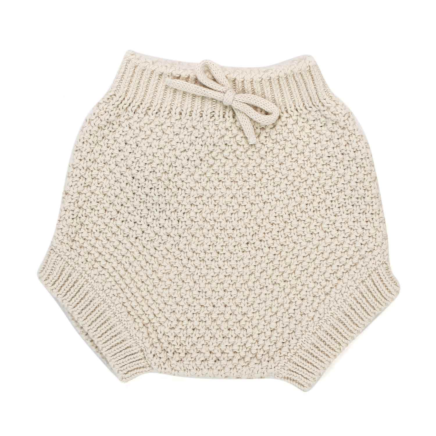 BLOOMER A MAGLIA UTA ECRU NEONATA - annameglio.com abbigliamento moda