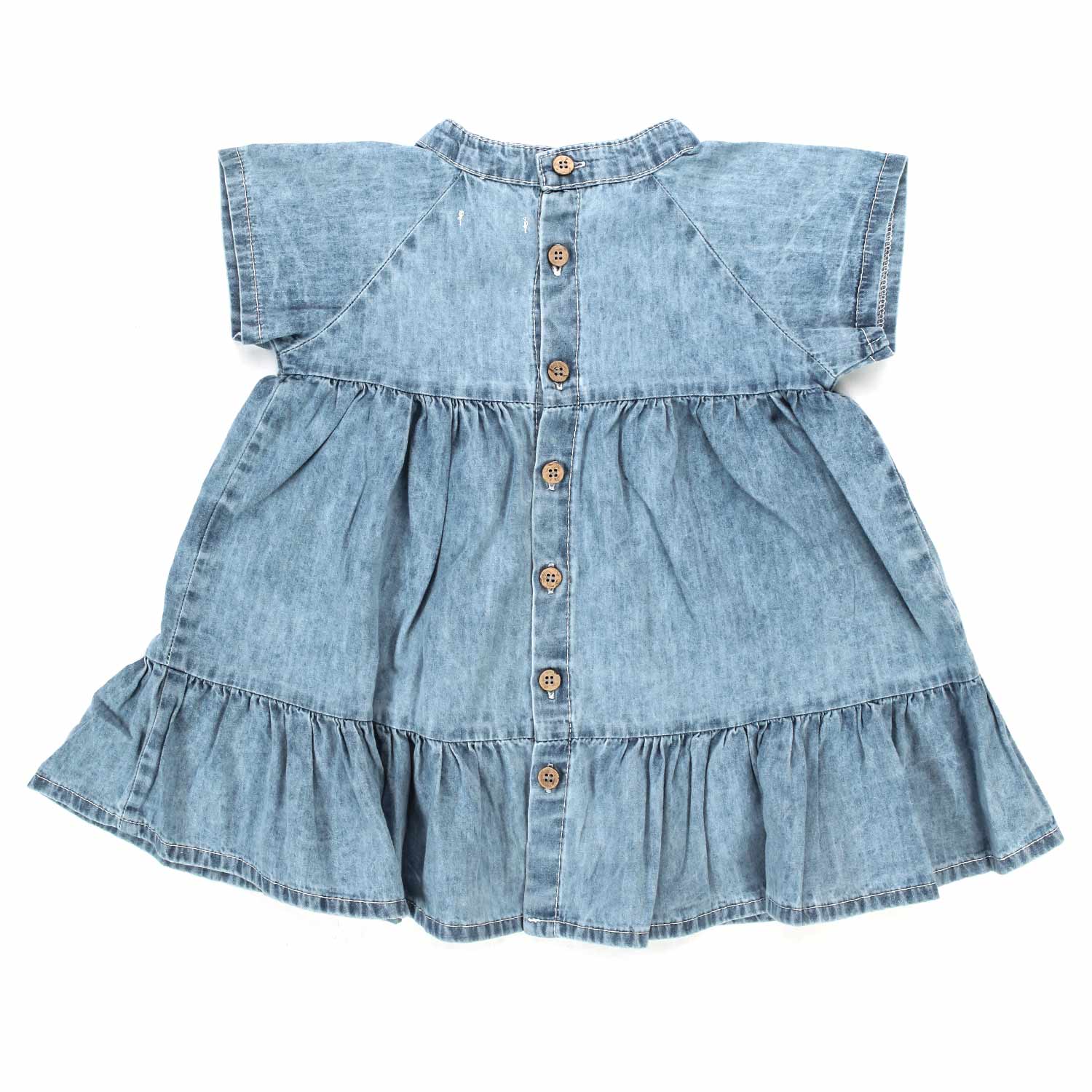 VESTITINO KAREN IN DENIM BAMBINA E BEBÈ - annameglio.com abbigliamento moda