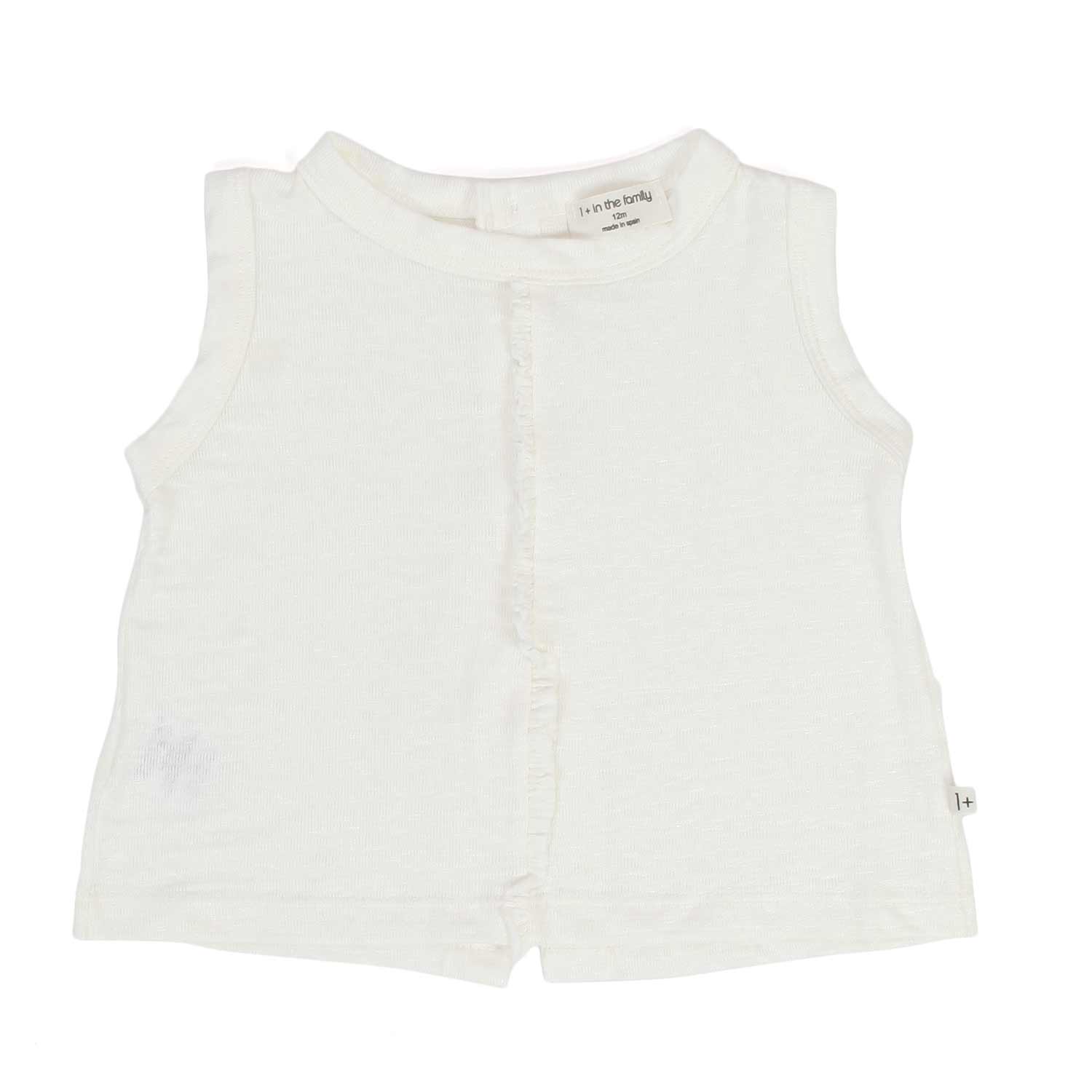 TOP VIR BIANCO BAMBINA E BEBÈ - annameglio.com abbigliamento moda