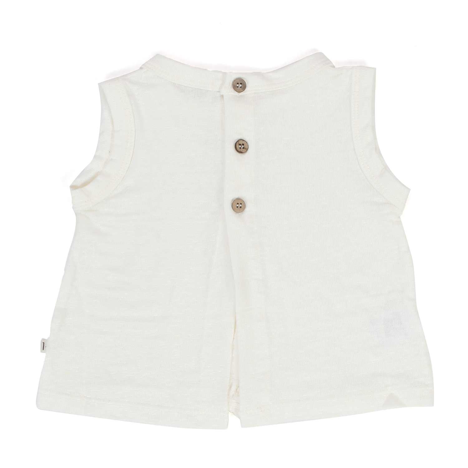 TOP VIR BIANCO BAMBINA E BEBÈ - annameglio.com abbigliamento moda