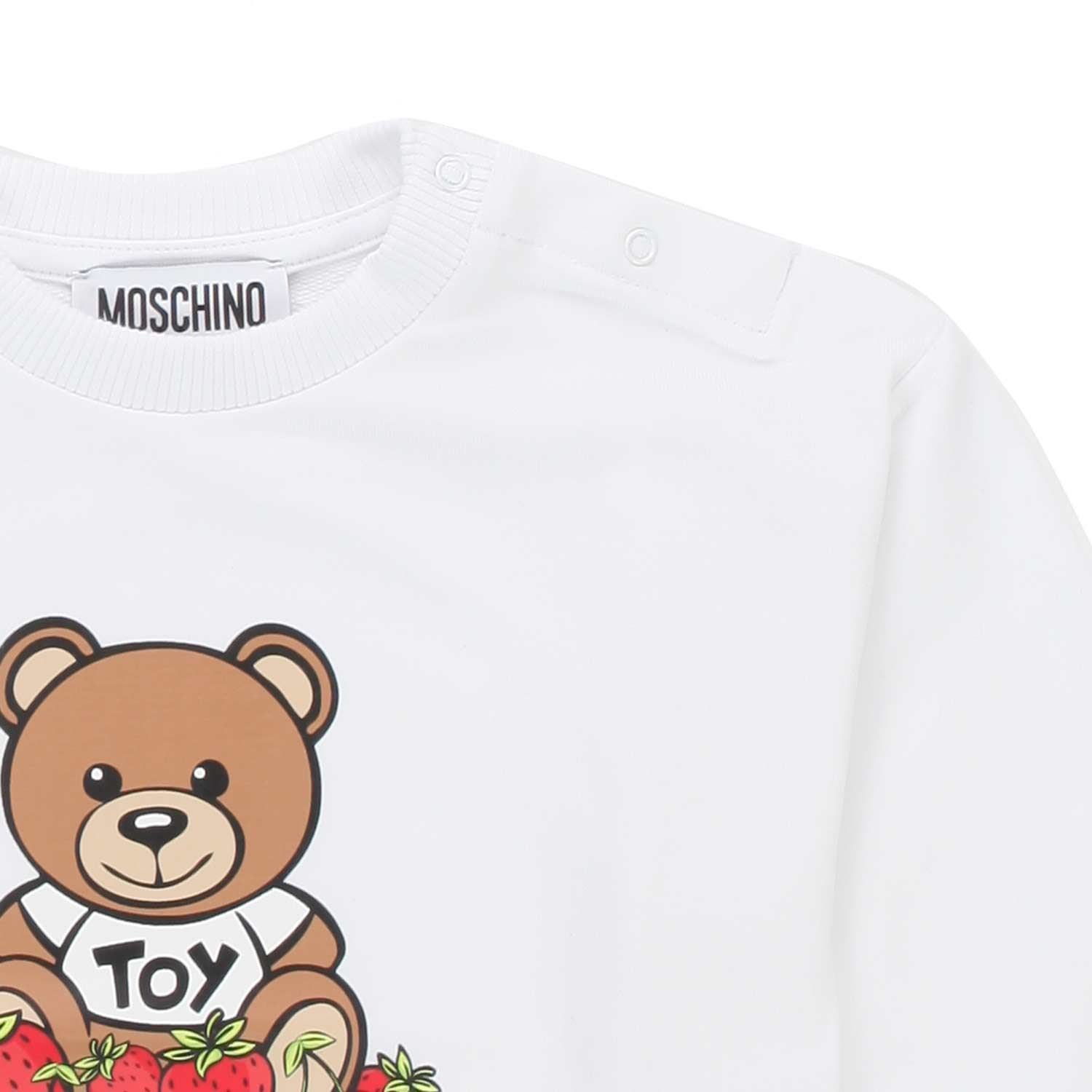 FELPA TEDDY BEAR BIANCA BAMBINA E NEONATA - annameglio.com abbigliamento moda