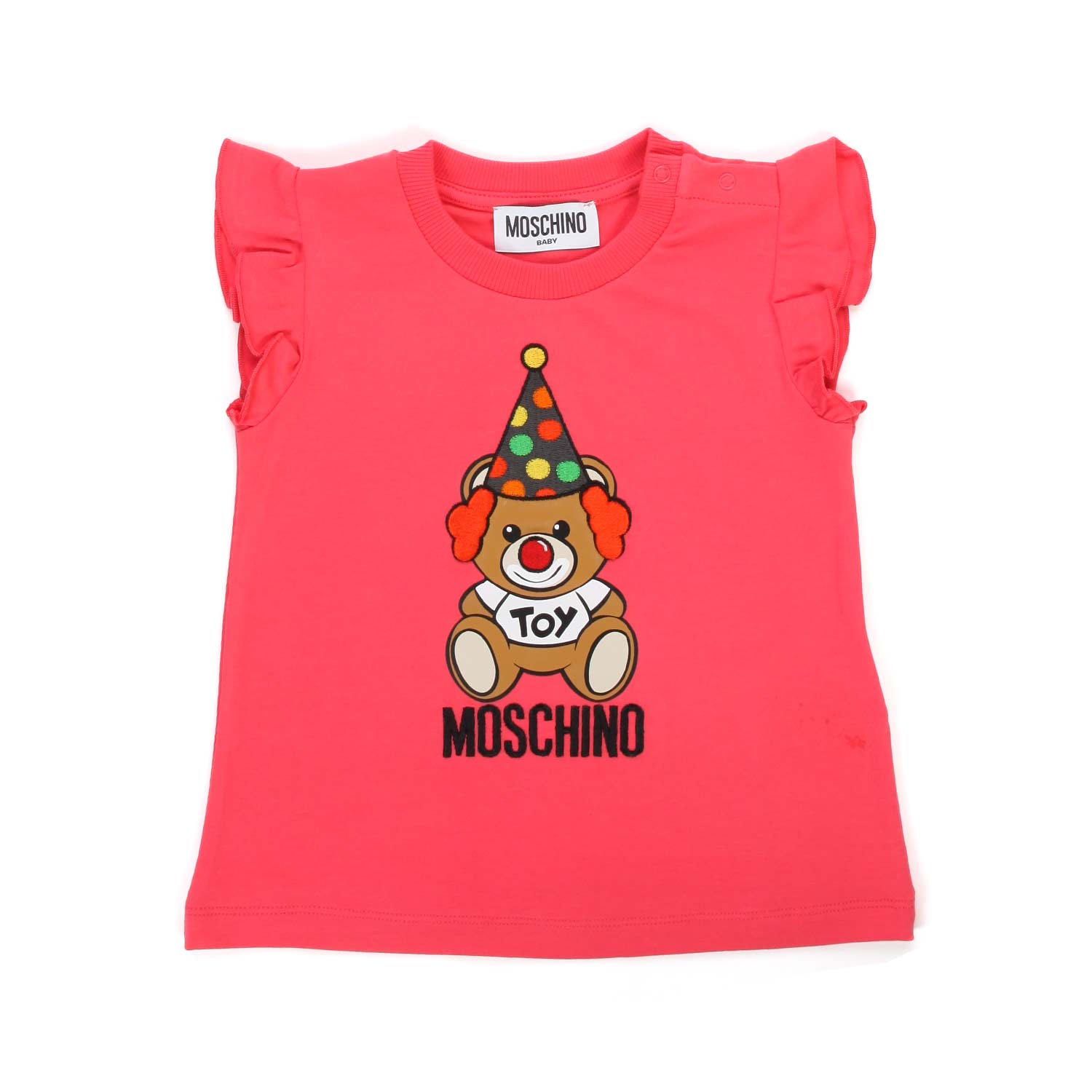 TOP CORALLO CON LOGO BIMBA - annameglio.com abbigliamento moda