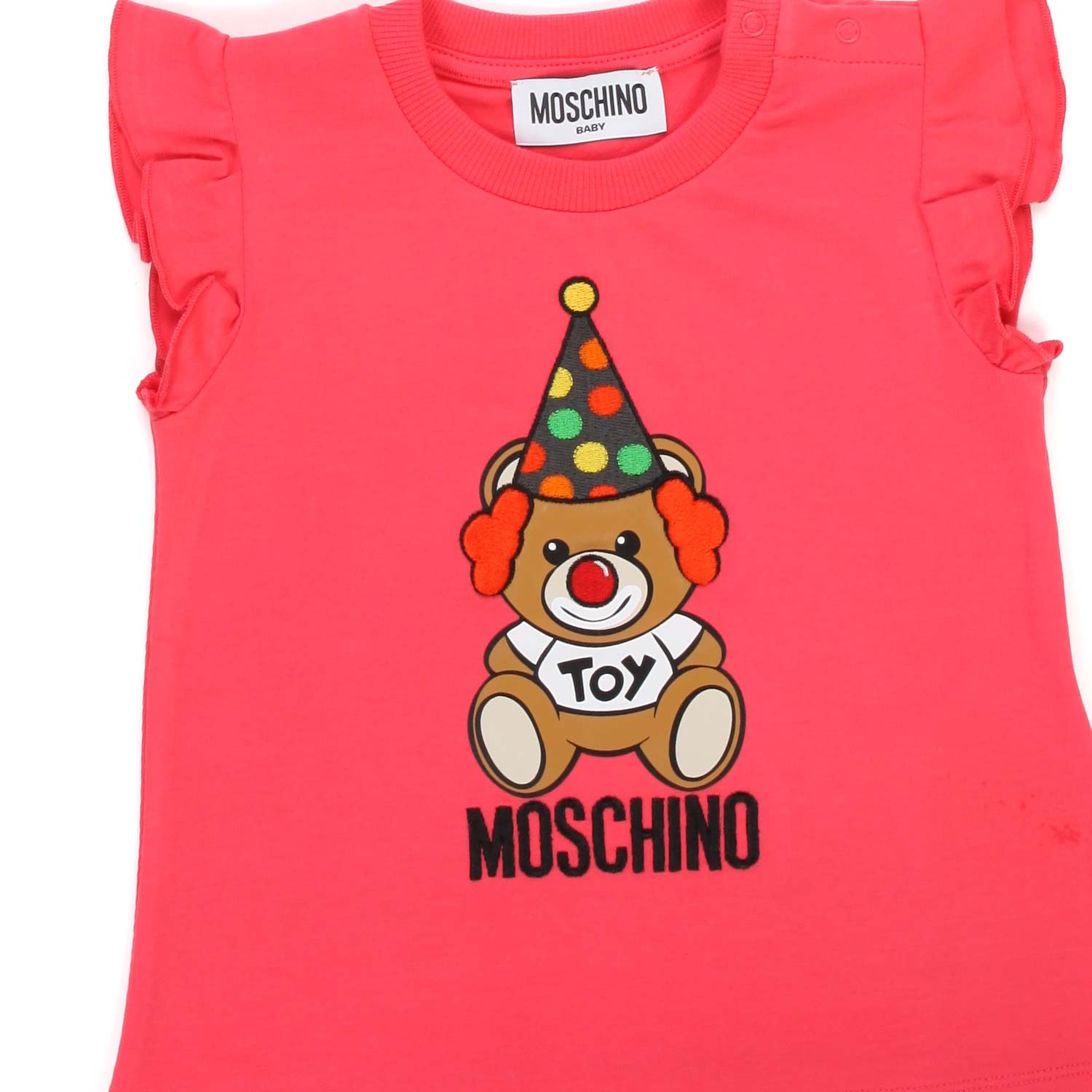 TOP CORALLO CON LOGO BIMBA - annameglio.com abbigliamento moda