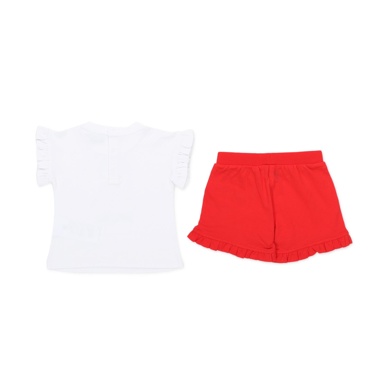 COMPLETINO BIANCO E ROSSO BAMBINA E BEBÈ - annameglio.com abbigliamento moda